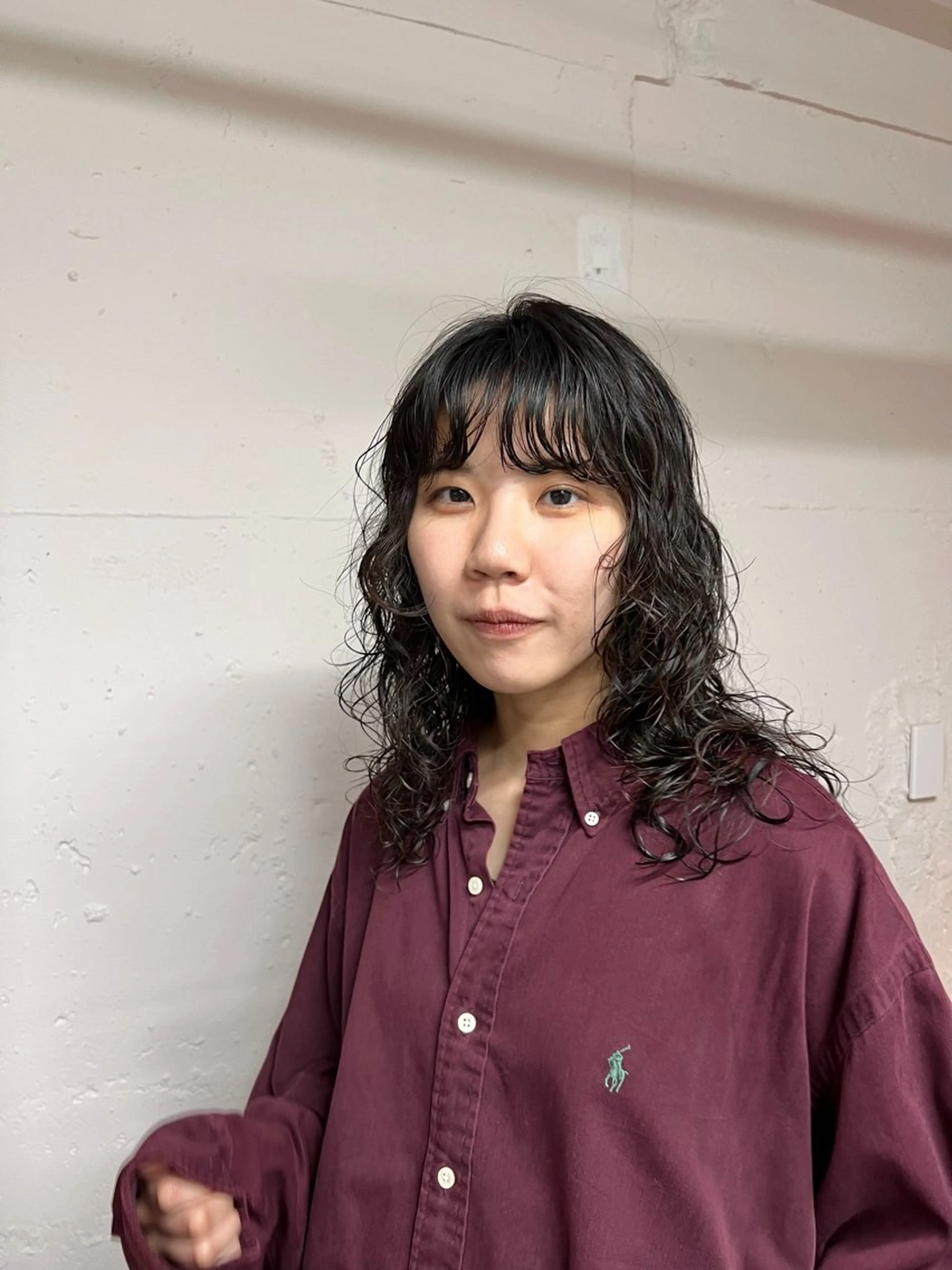 ミディアム カット パーマ tokute Takahashiのヘアスタイル