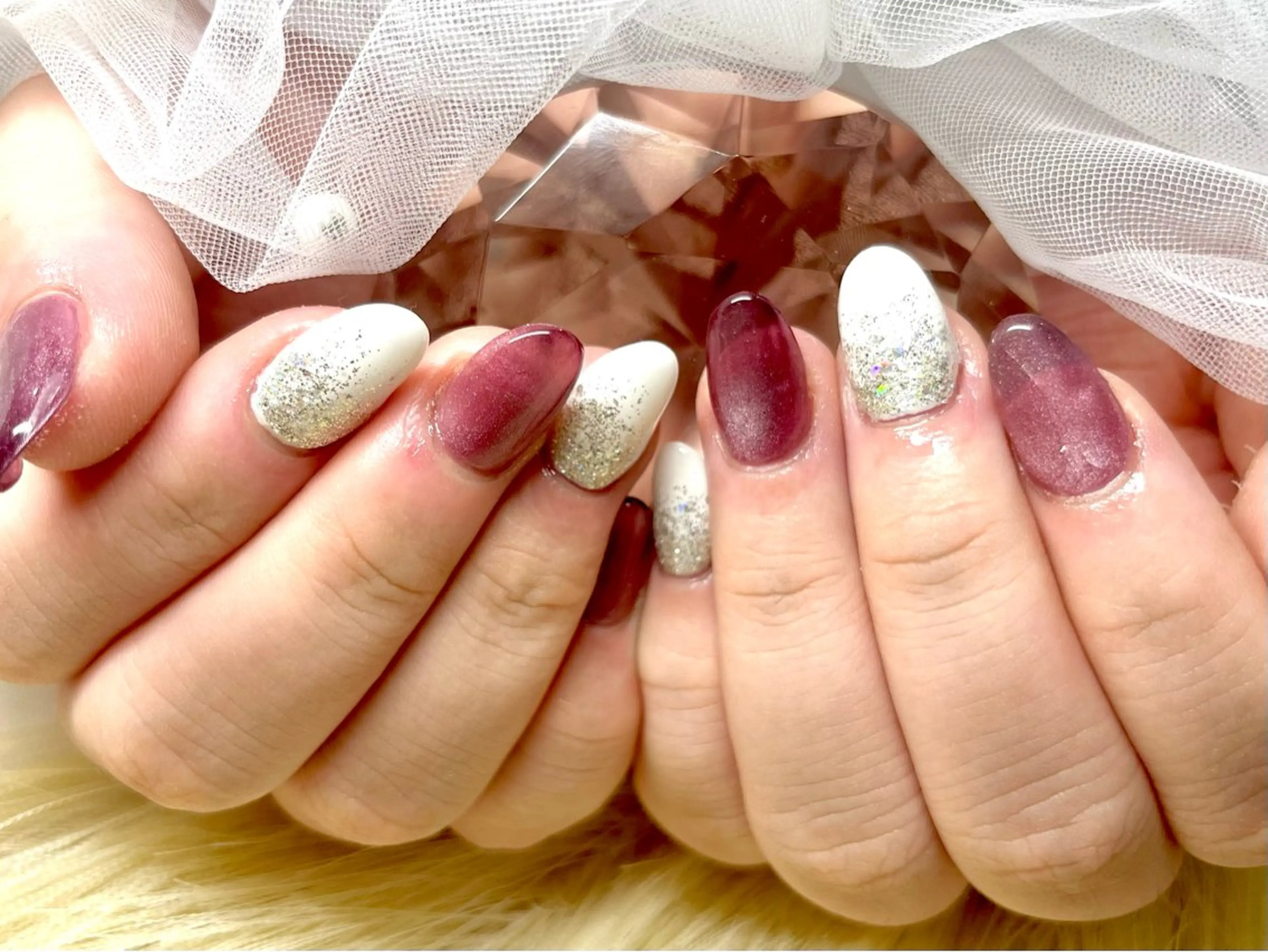 ネイル キラキラネイル マグネットネイル ハンドネイル ハンドケア R.A.T.salon所属・R.A.T. salonのエステ・リラクイメージ