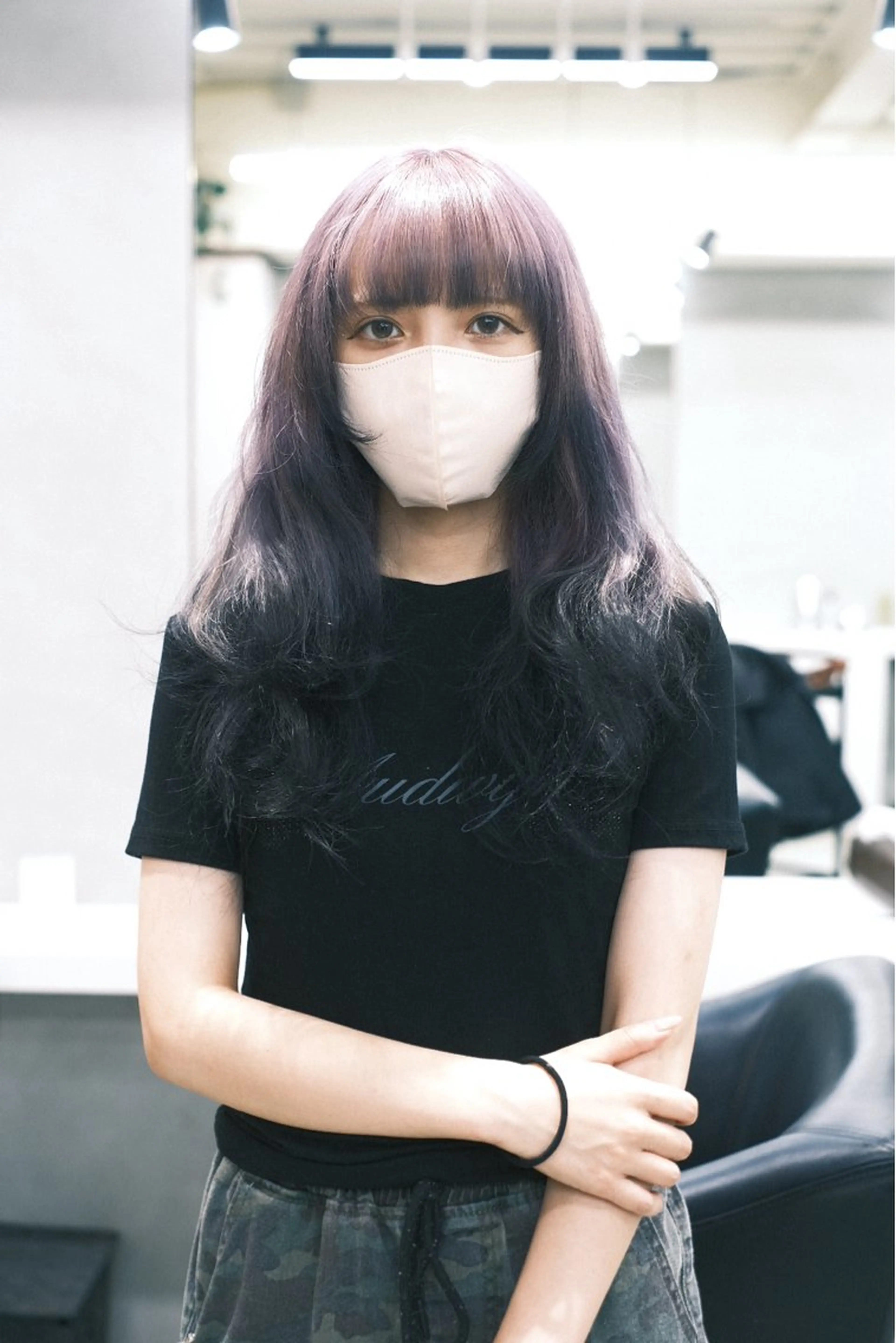 セミロング カラー ヘアアレンジ ヘアカラー トリートメント 個性爆弾💣 ダブルカラー/ゆかのヘアスタイル