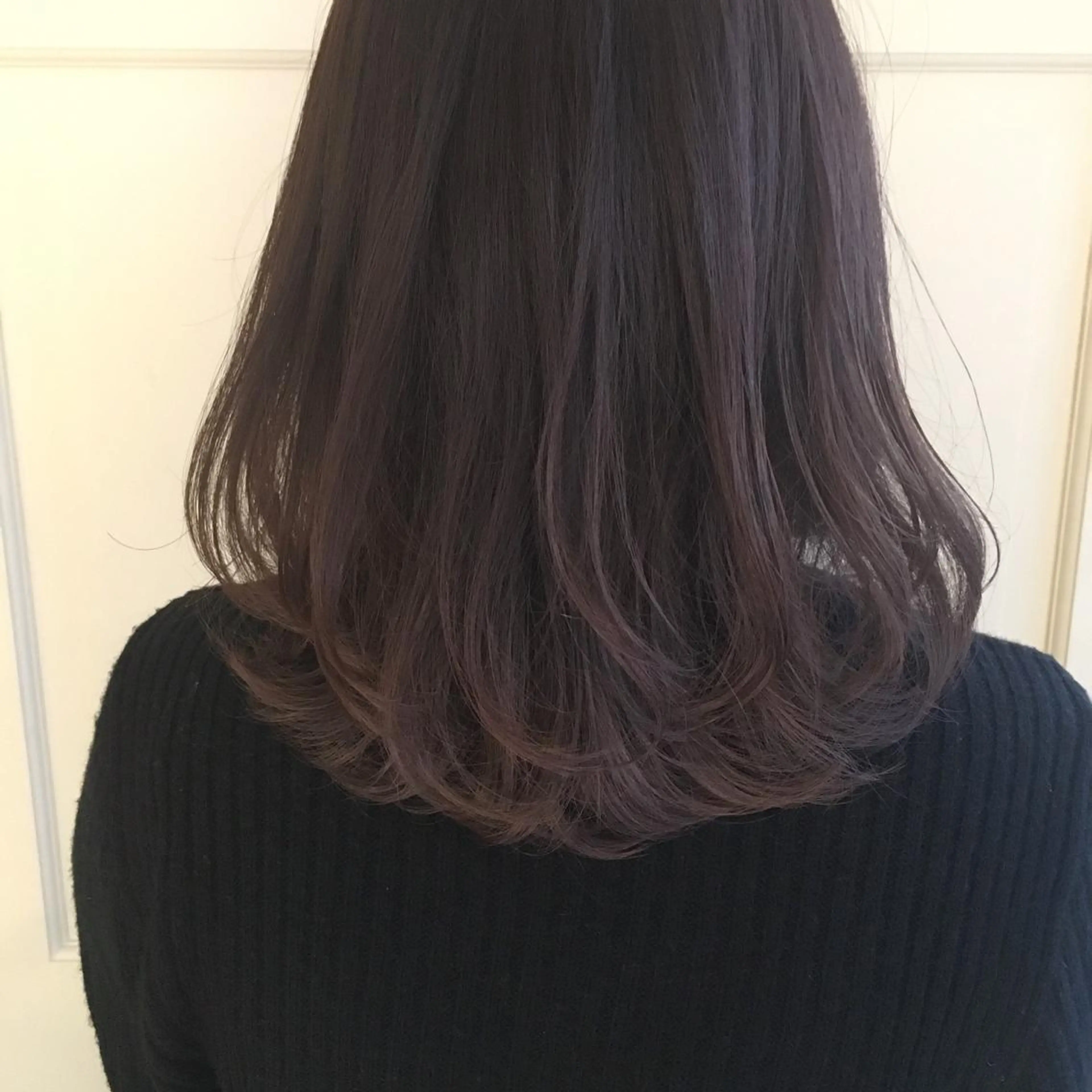 ミディアム セミロング ロング カラー レイヤーカット BLend 渋谷のヘアスタイル