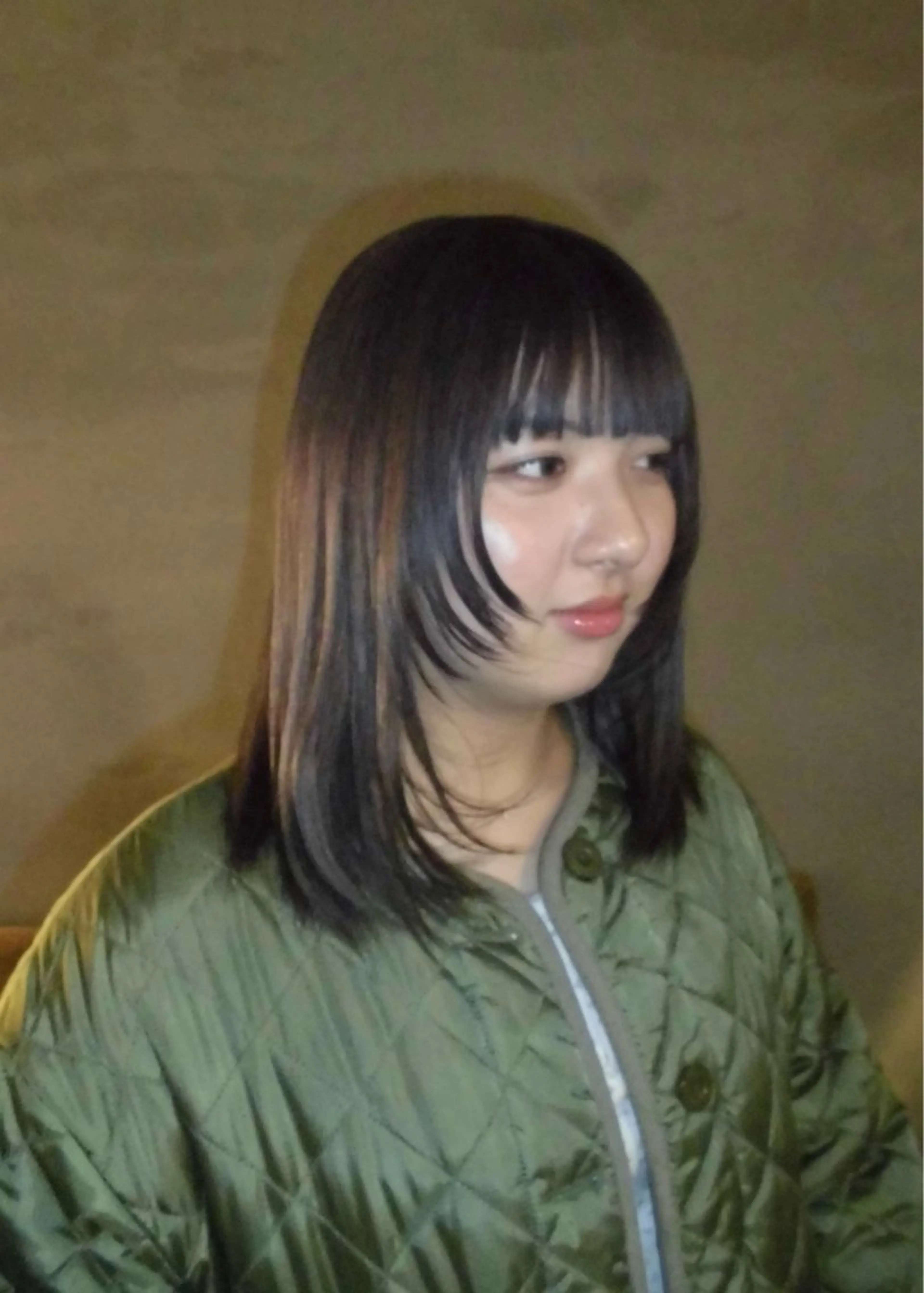 セミロング カラー ヘアカラー トリートメント ヘッドスパ marino マリノのヘアスタイル