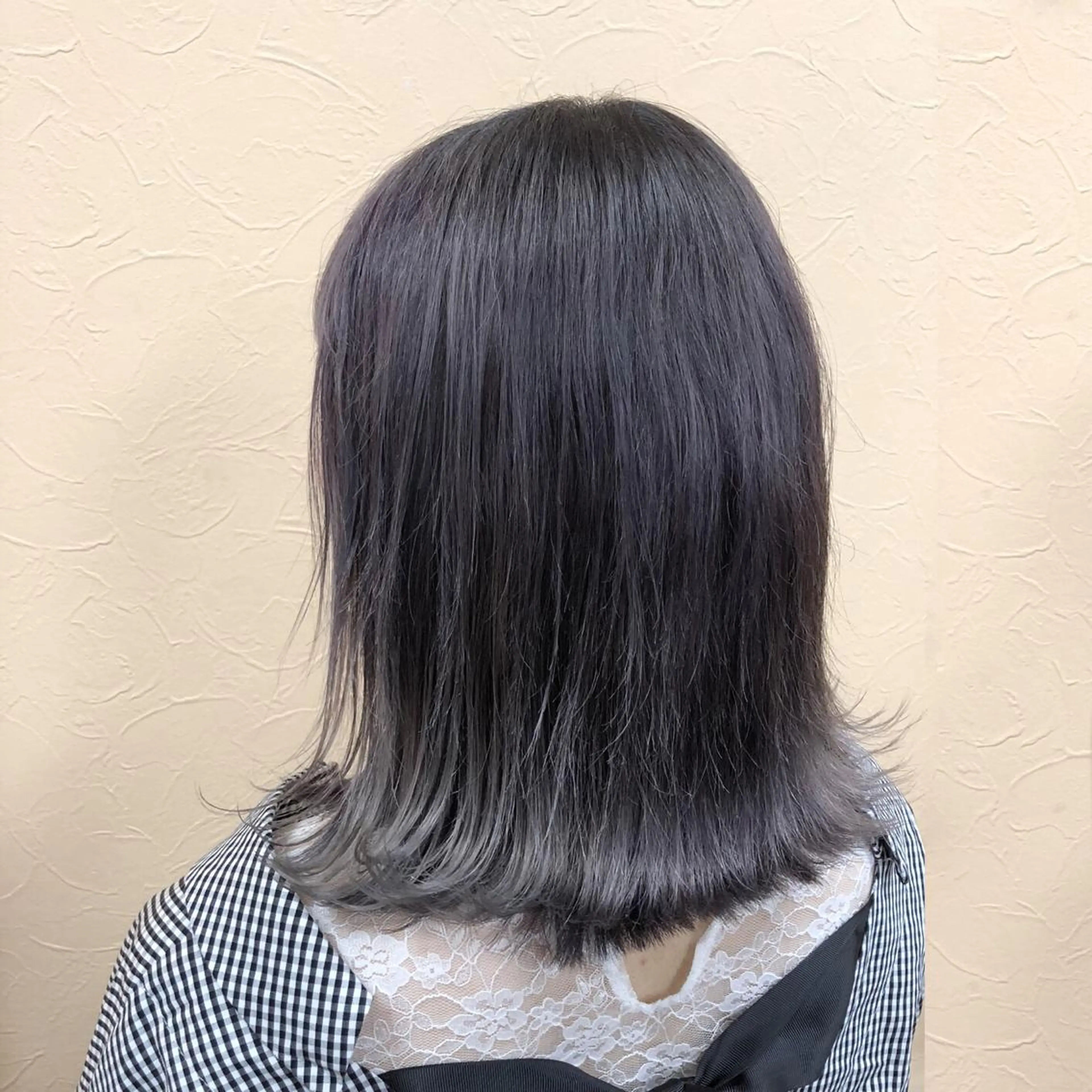 ミディアム カラー パープルカラー 4-rest garden （フォーレストガーデン）所属・金井 直樹のヘアスタイル