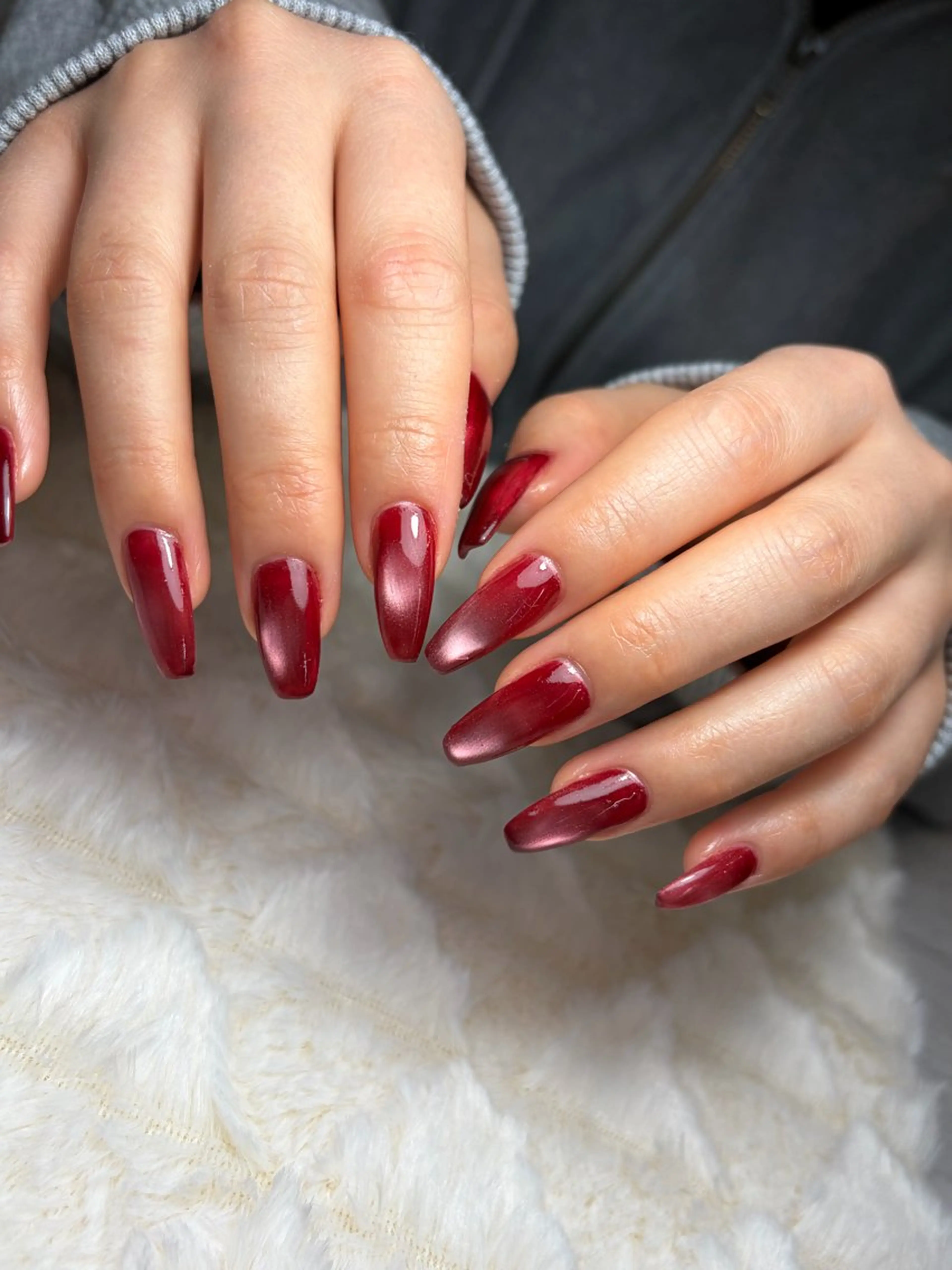 ネイル マグネットネイル マグネットワンカラー ワンカラーネイル Nail&Beauty PLUME.所属・plume. ayumiのネイルデザイン