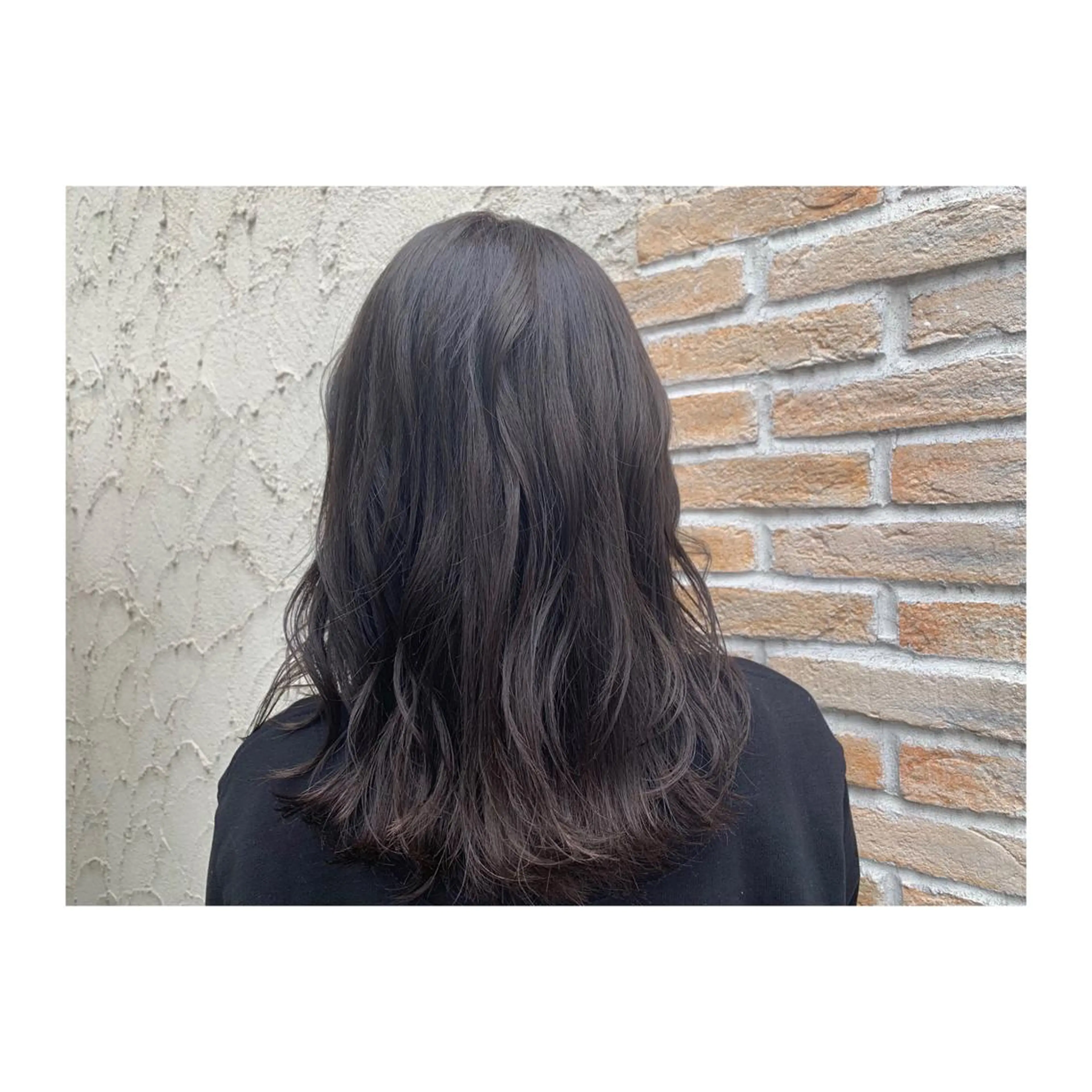 ミディアム カラー アッシュ アッシュグレー ヘアカラー トリートメント 🌿ニュアンス/髪質 改善🌿Fukudaのヘアスタイル