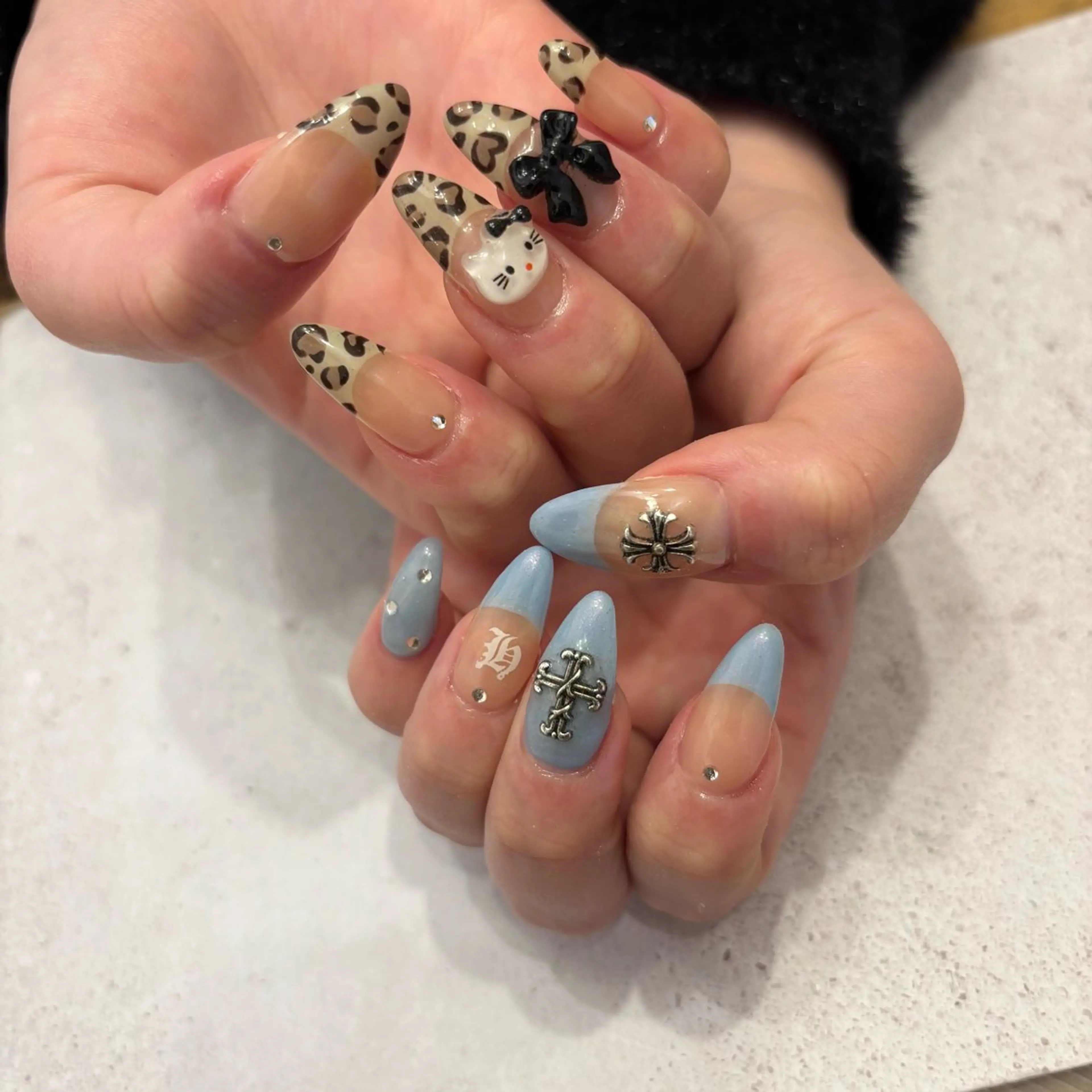 ネイル ハンドネイル Sea  nail by emaのネイルデザイン