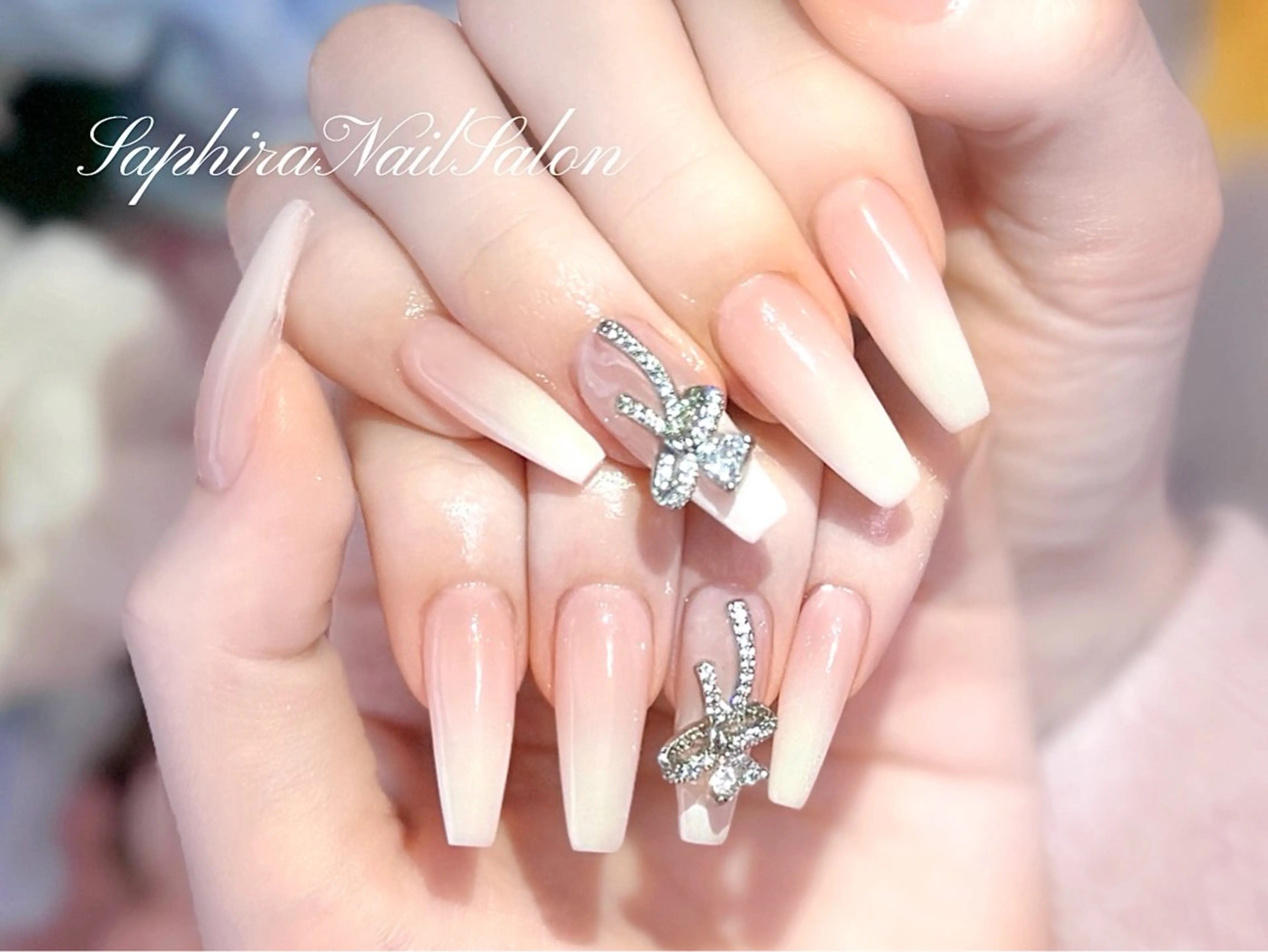 カラー ハンドネイル Saphiraネイル サロン錦糸町のネイルデザイン