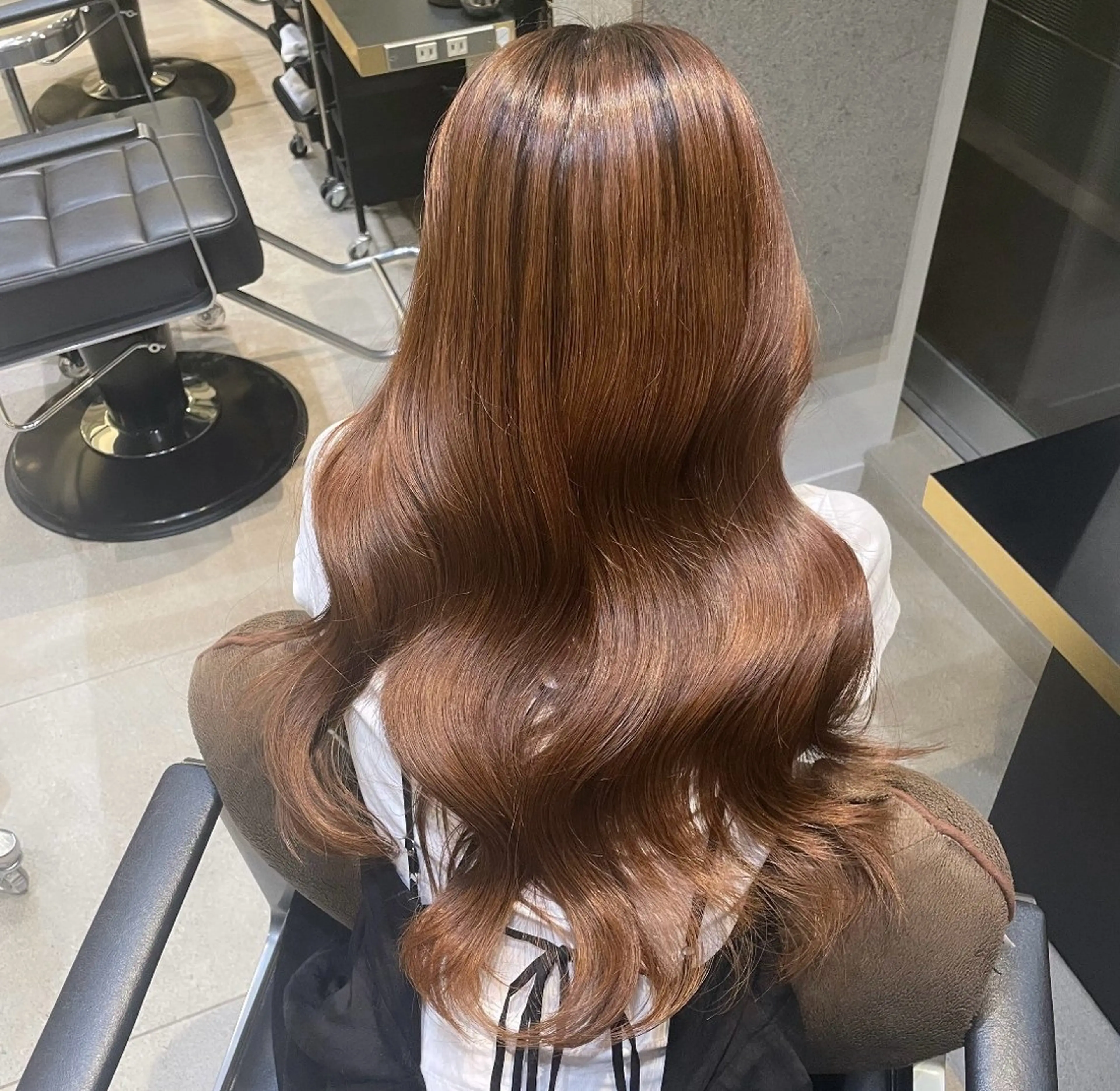 ロング カラー ロング トリートメント ヘアカラー Dio&Luce at.所属・🫧艶感モテヘア🫧 Moka/麻布十番のヘアスタイル