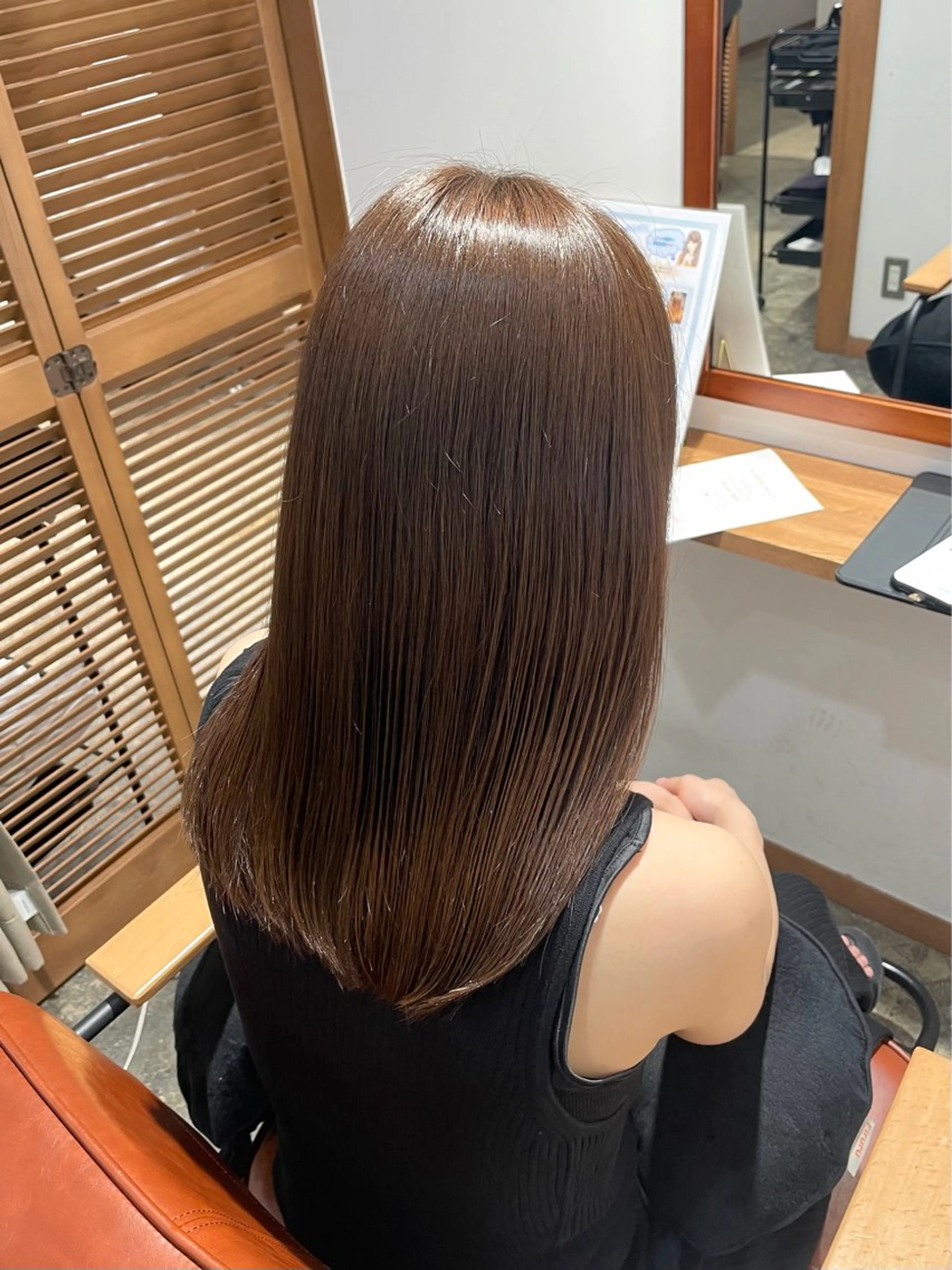ロング カラー ベージュ/ 髪質改善 /末田柊希のヘアスタイル