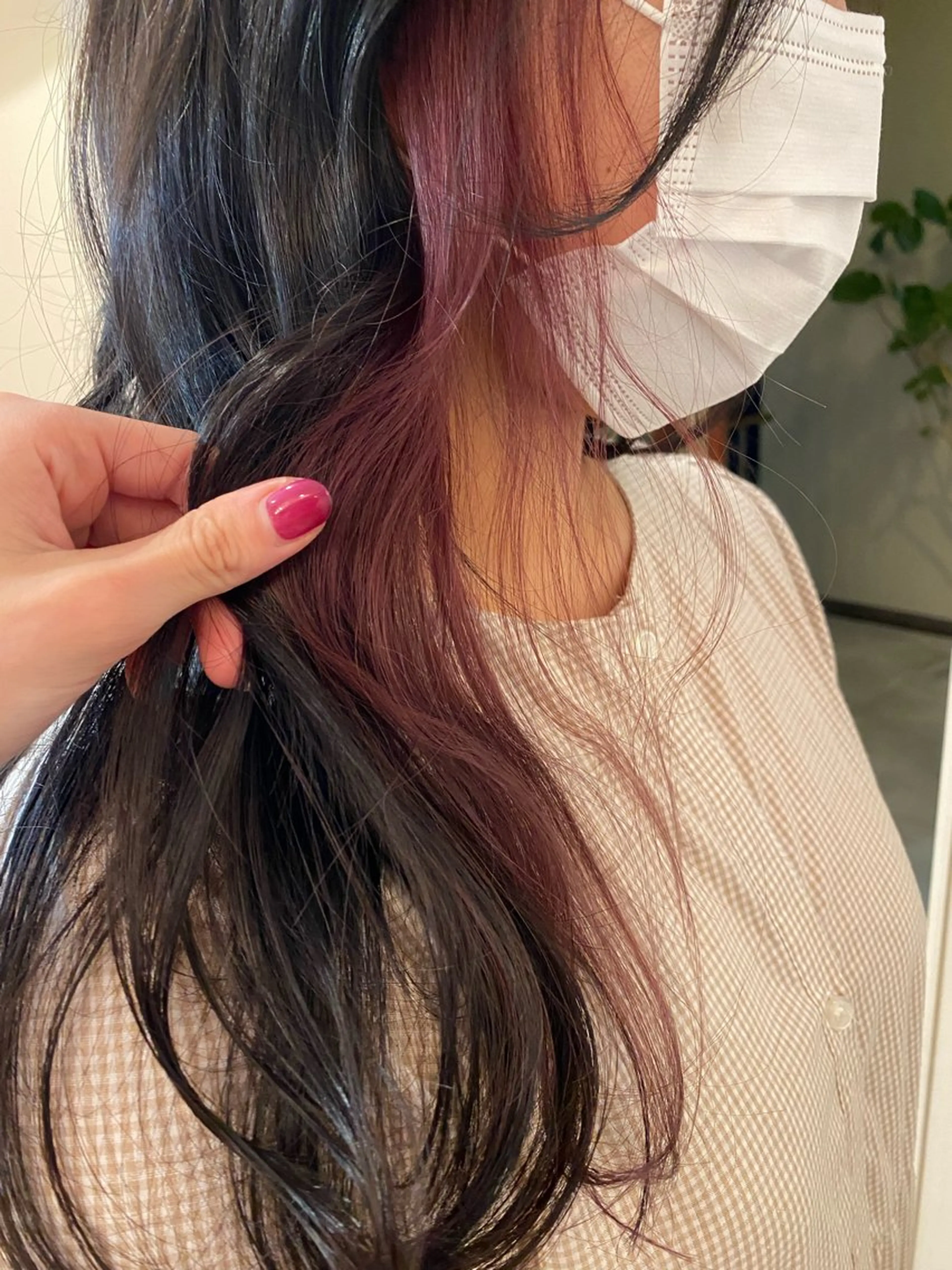 カラー イヤリングカラー カットモデル/金山 /hina🍃のヘアスタイル