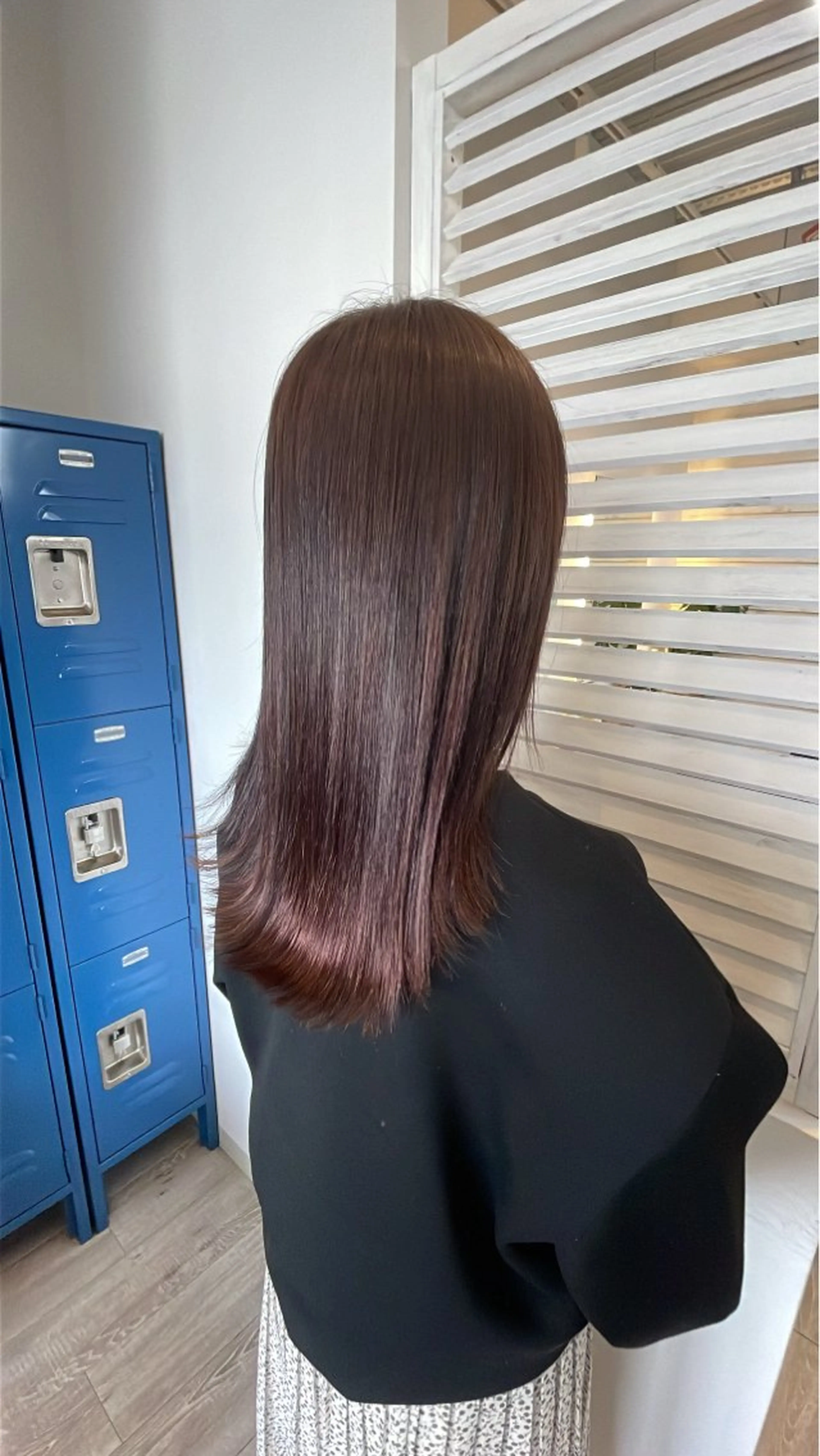 ミディアム カラー ブラウンカラー ナチュラルブラウン 寺田 さゆみのヘアスタイル