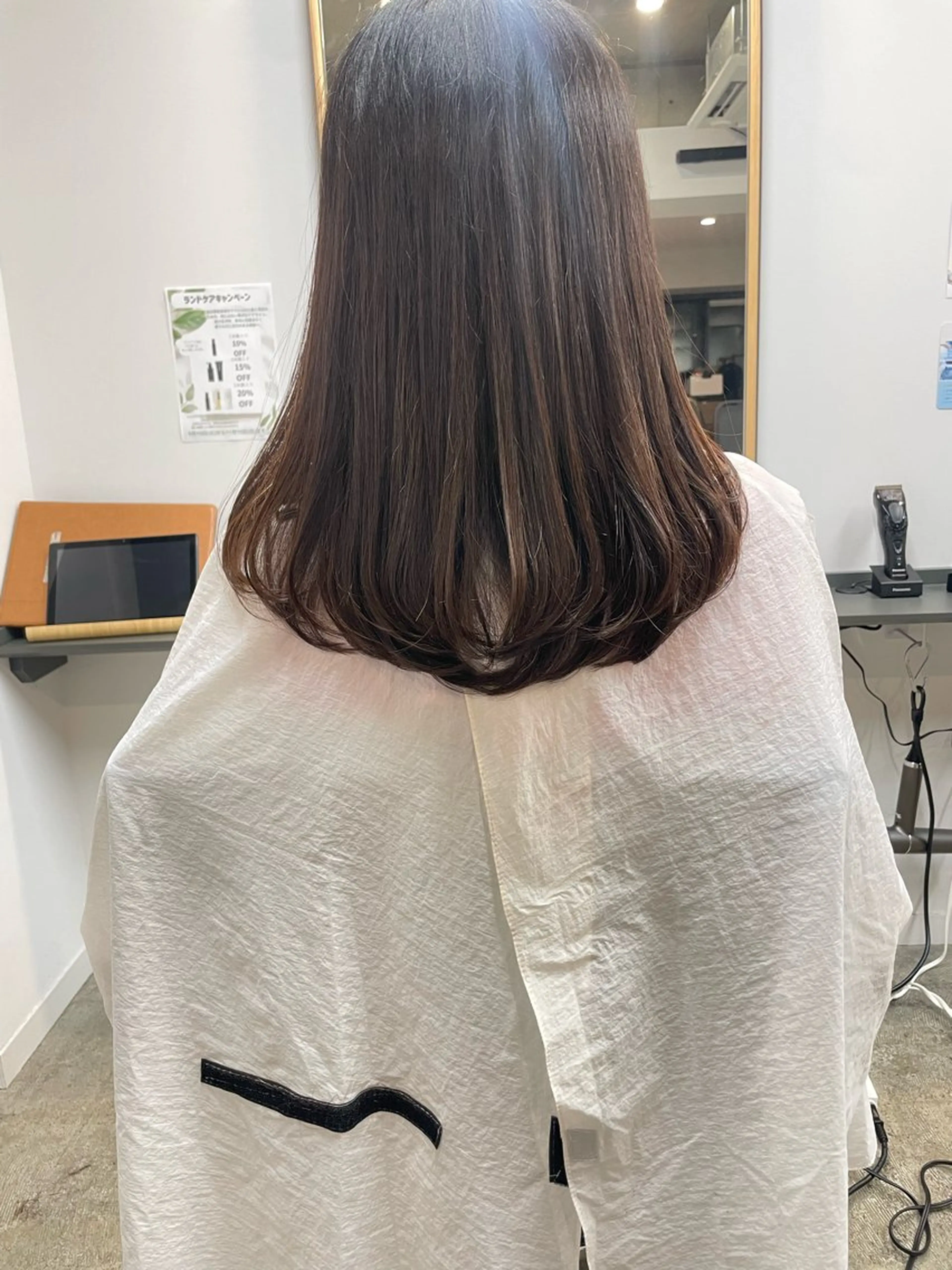 ロング Radial 藤澤　志のヘアスタイル