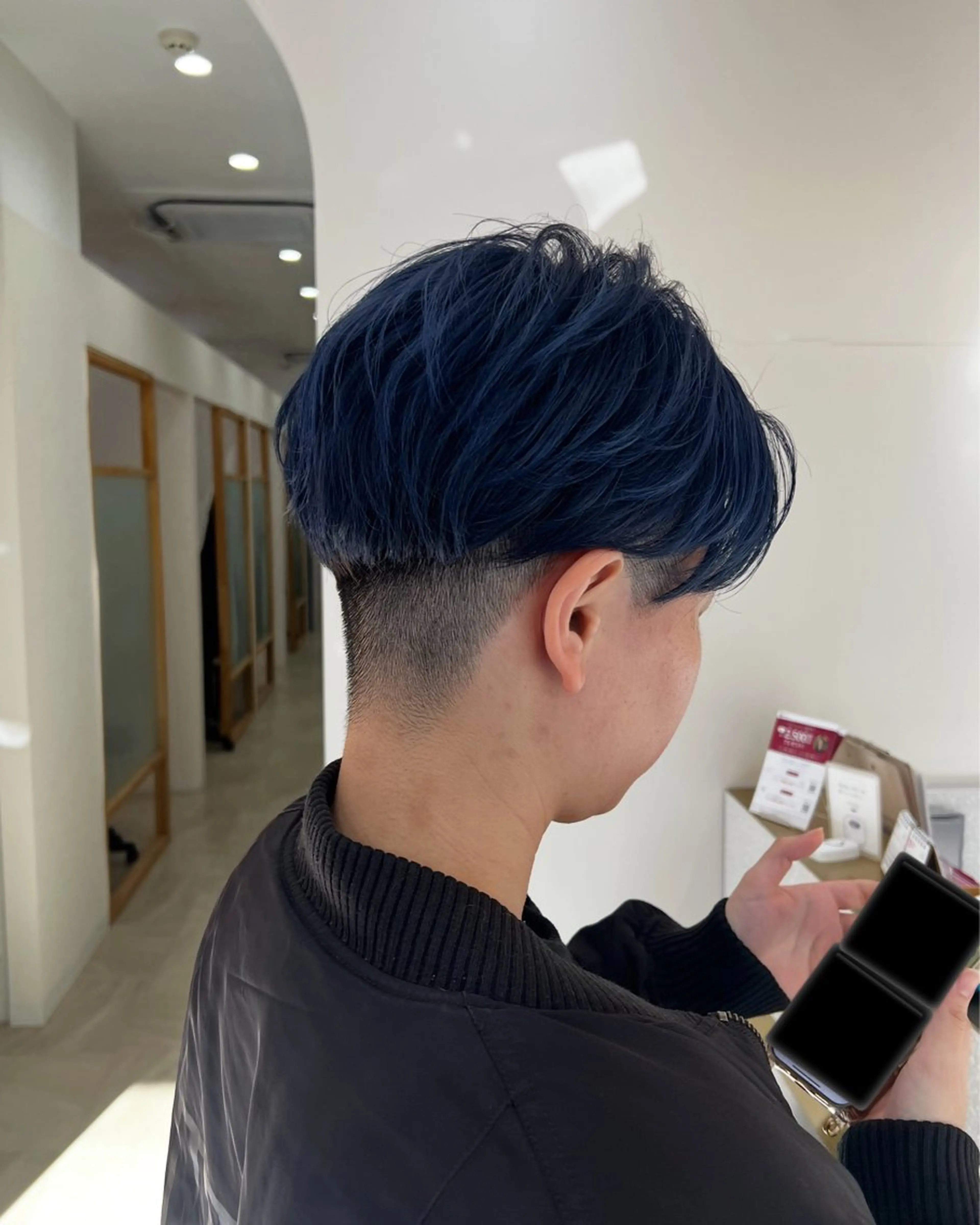 ショート カラー カット ヘアカラー トリートメント 暗髪/艶髪/Ono .のヘアスタイル