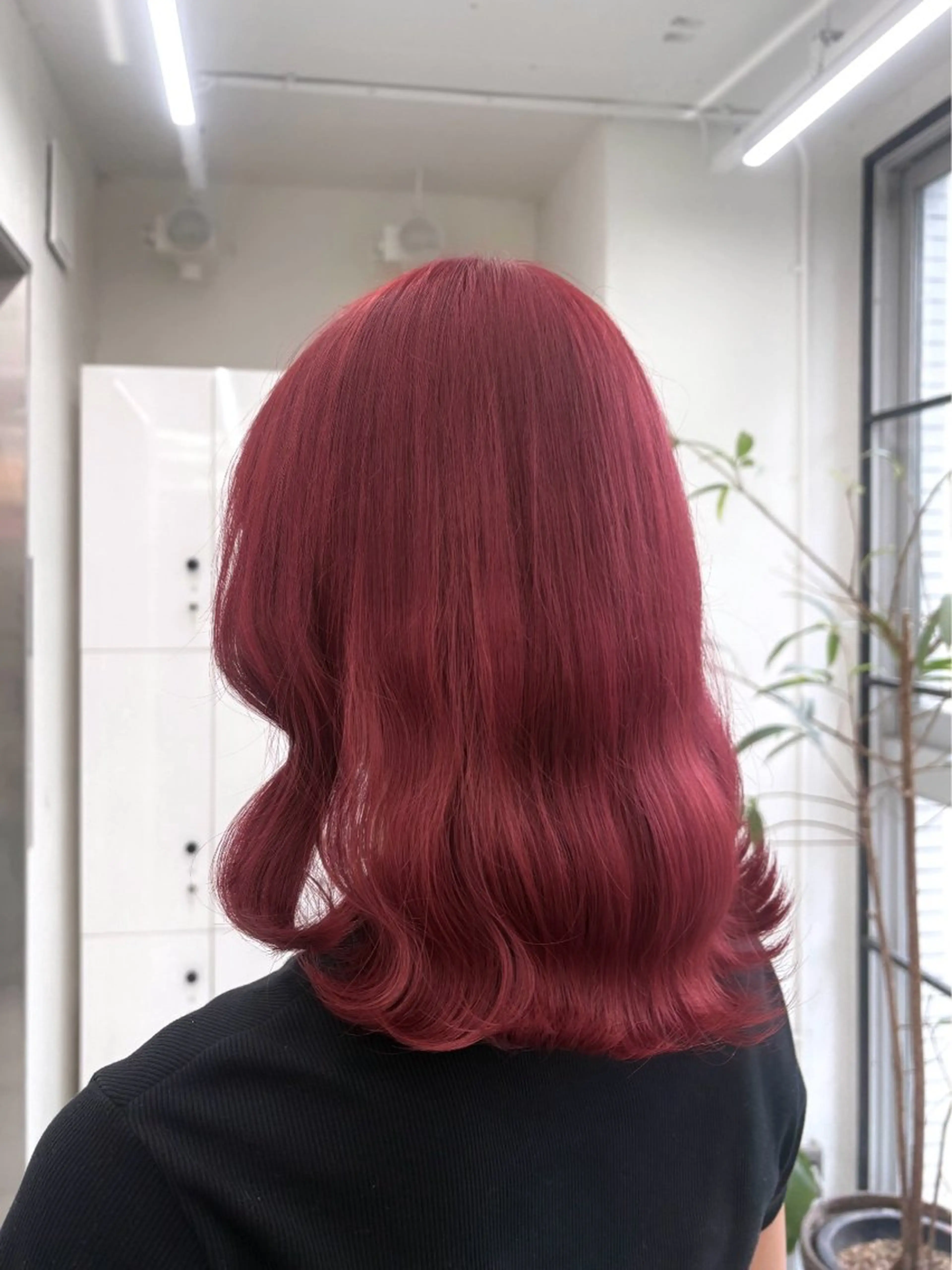 ミディアム カラー ブリーチ レッドカラー 🌟ゆりあ🌟 JILLSTUDIOのヘアスタイル