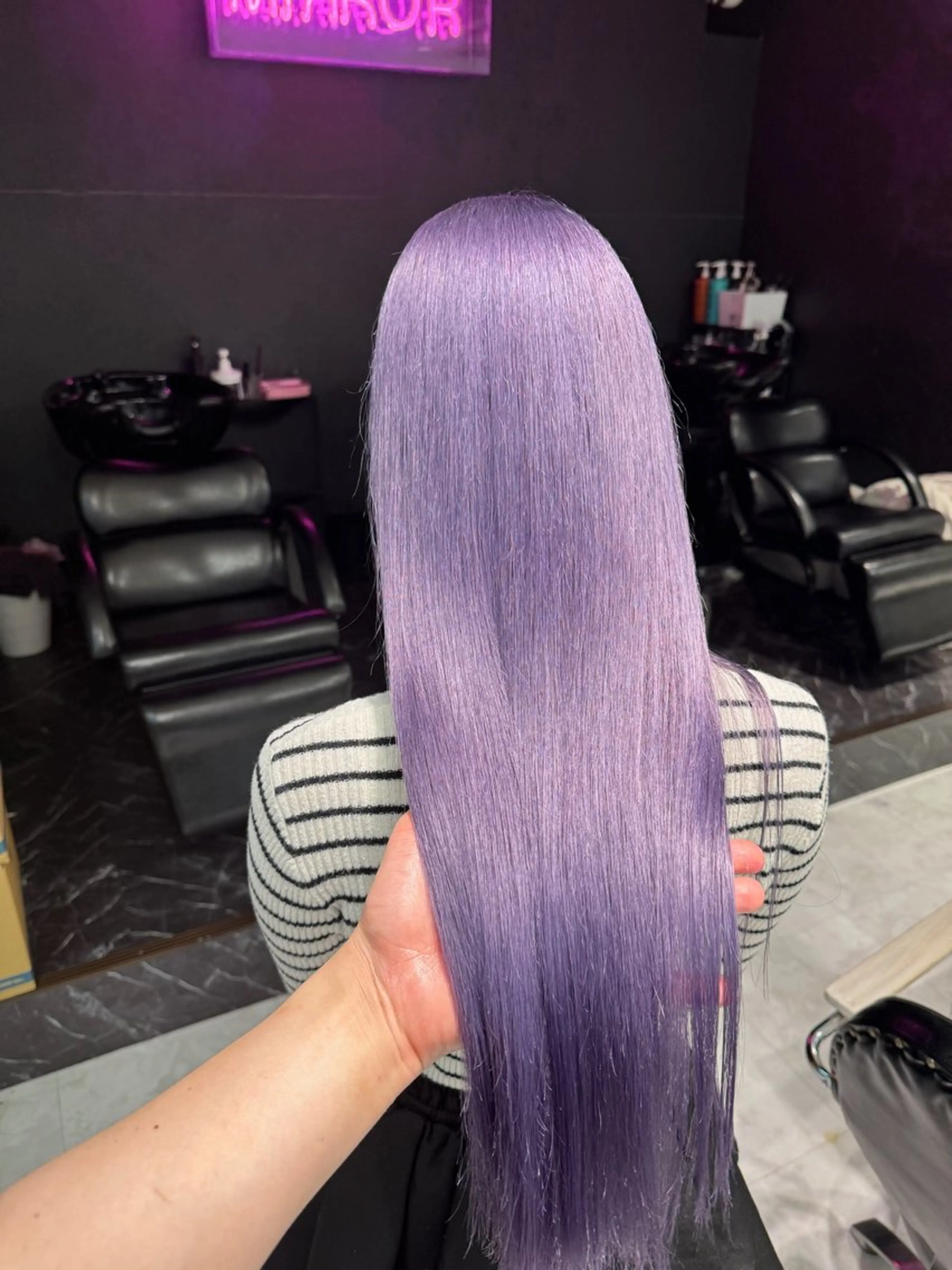 ロング カラー ヘアカラー トリートメント ヘアセット ハイトーンレイヤー 🦋🌷Shuriのヘアスタイル