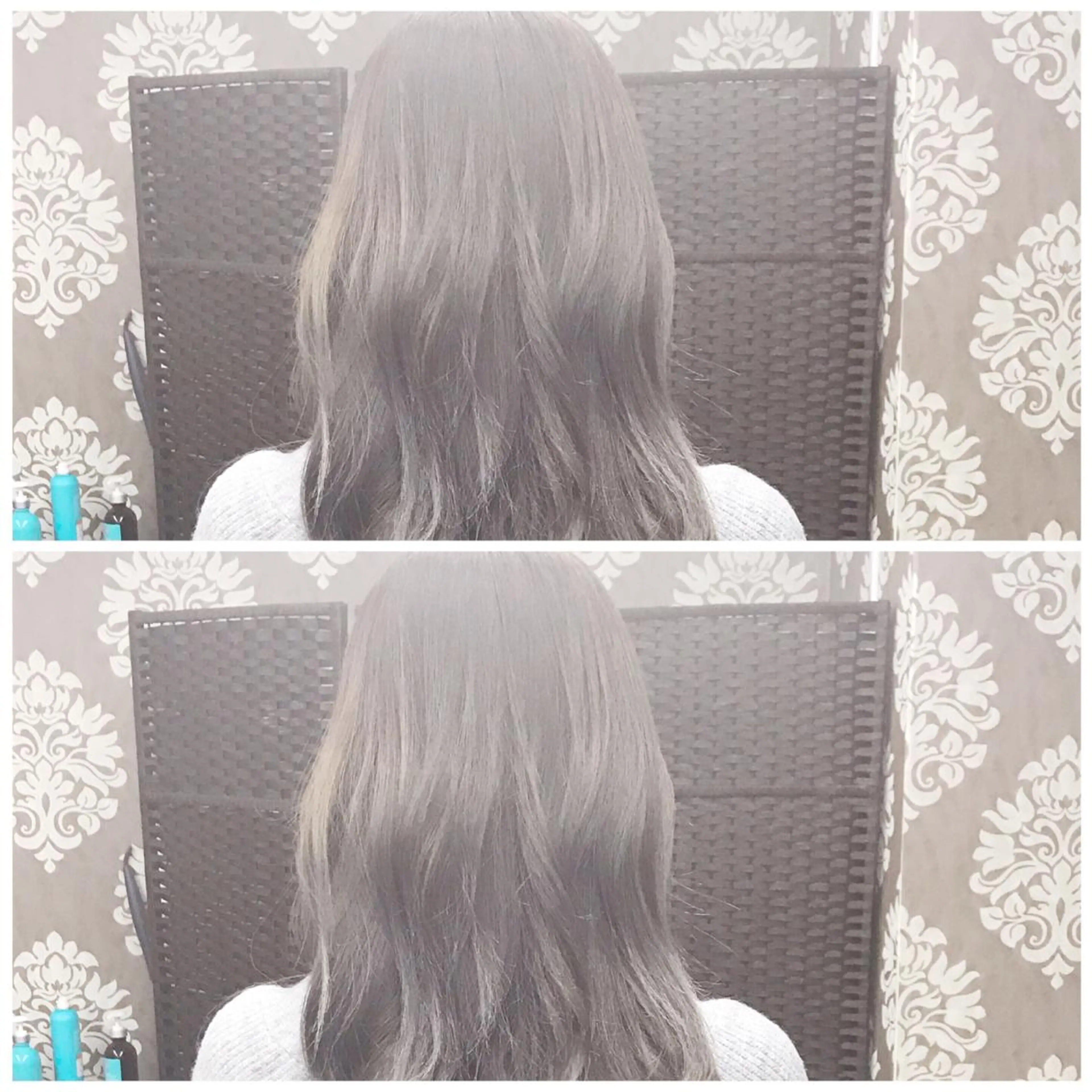 ロング カラー ダブルカラー ヤナ マネージャーのヘアスタイル