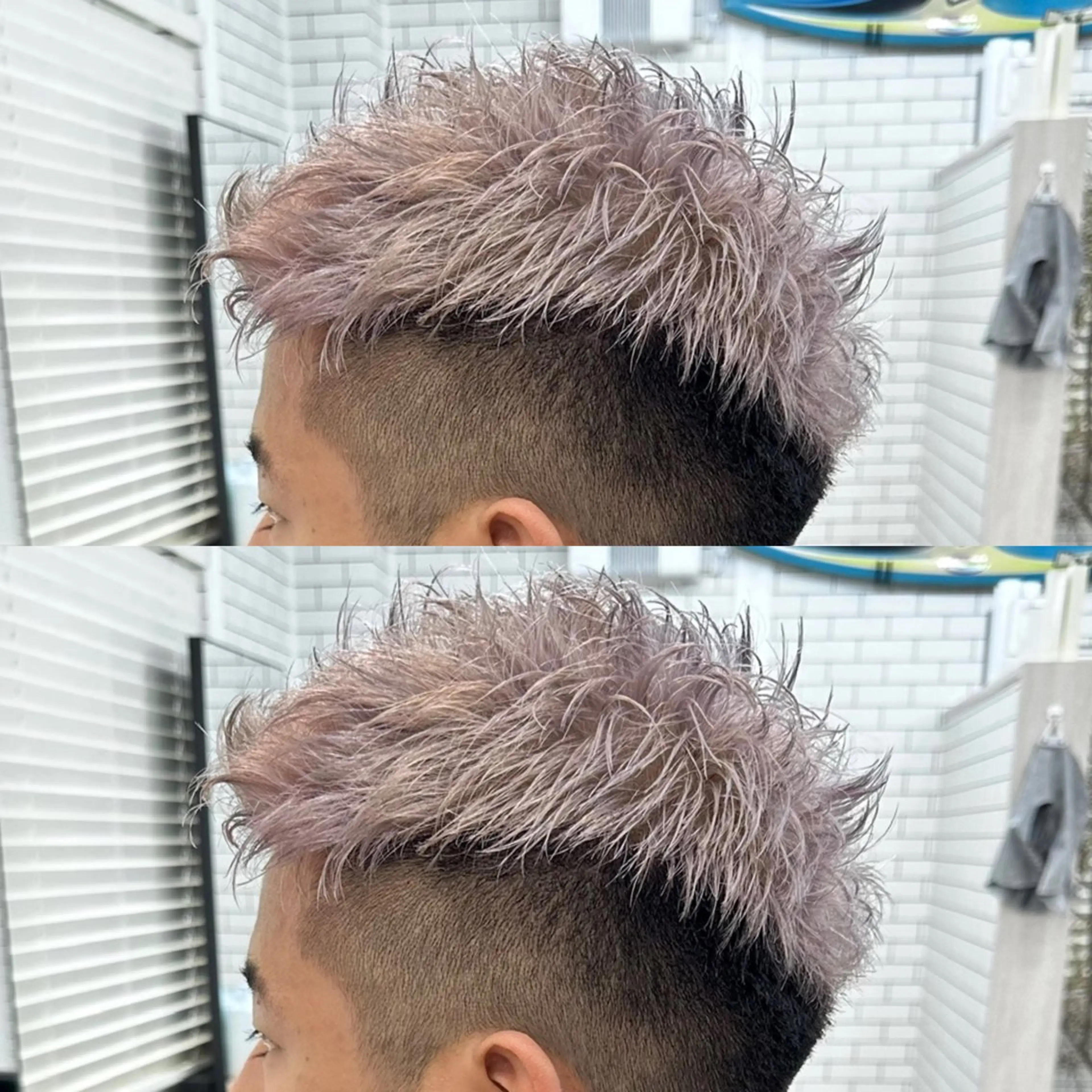 ショート カラー メンズ スパイキーショート ショートヘア メンズ特化✂️ 小枝 優生のヘアスタイル