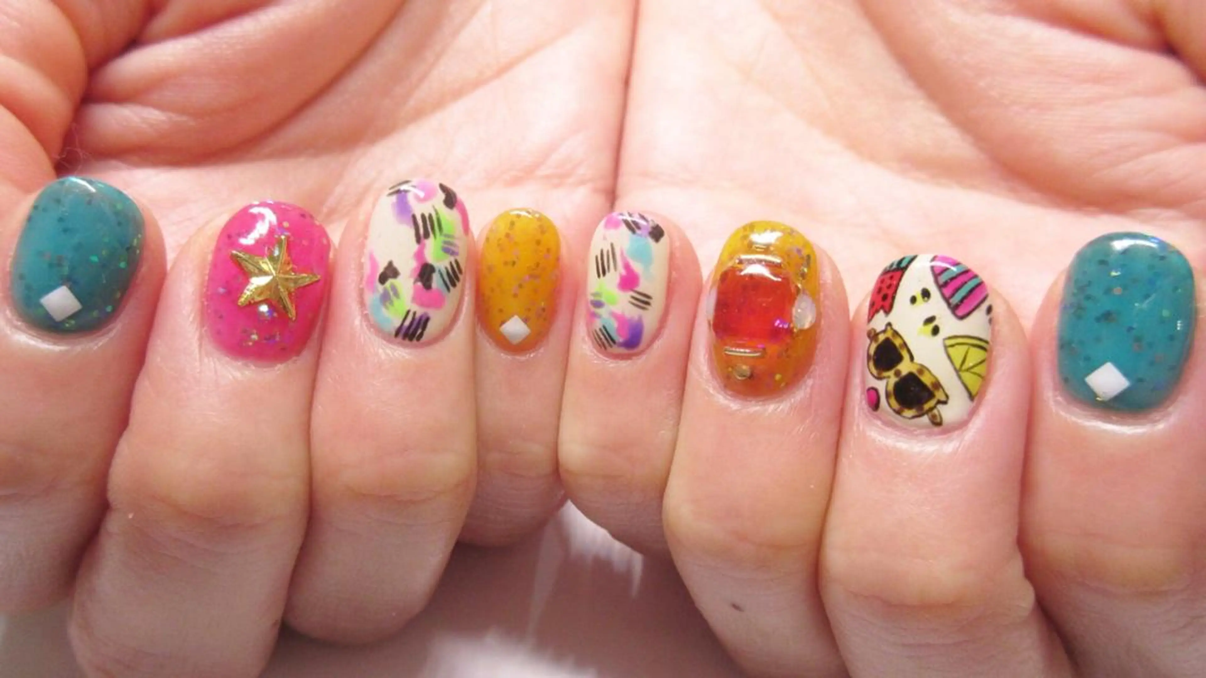 ネイル アートネイル nail salon en familleのネイルデザイン