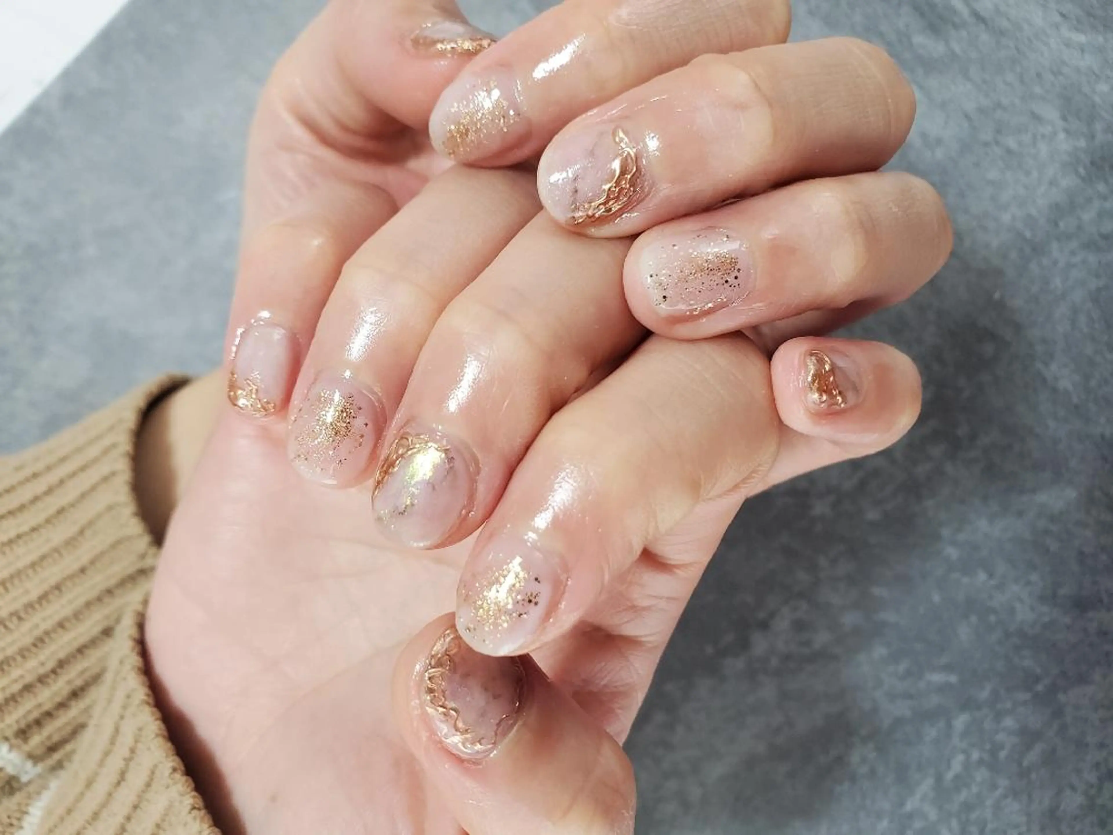 ネイル ミラーネイル Lea,Nail所属・松橋 愛のネイルデザイン