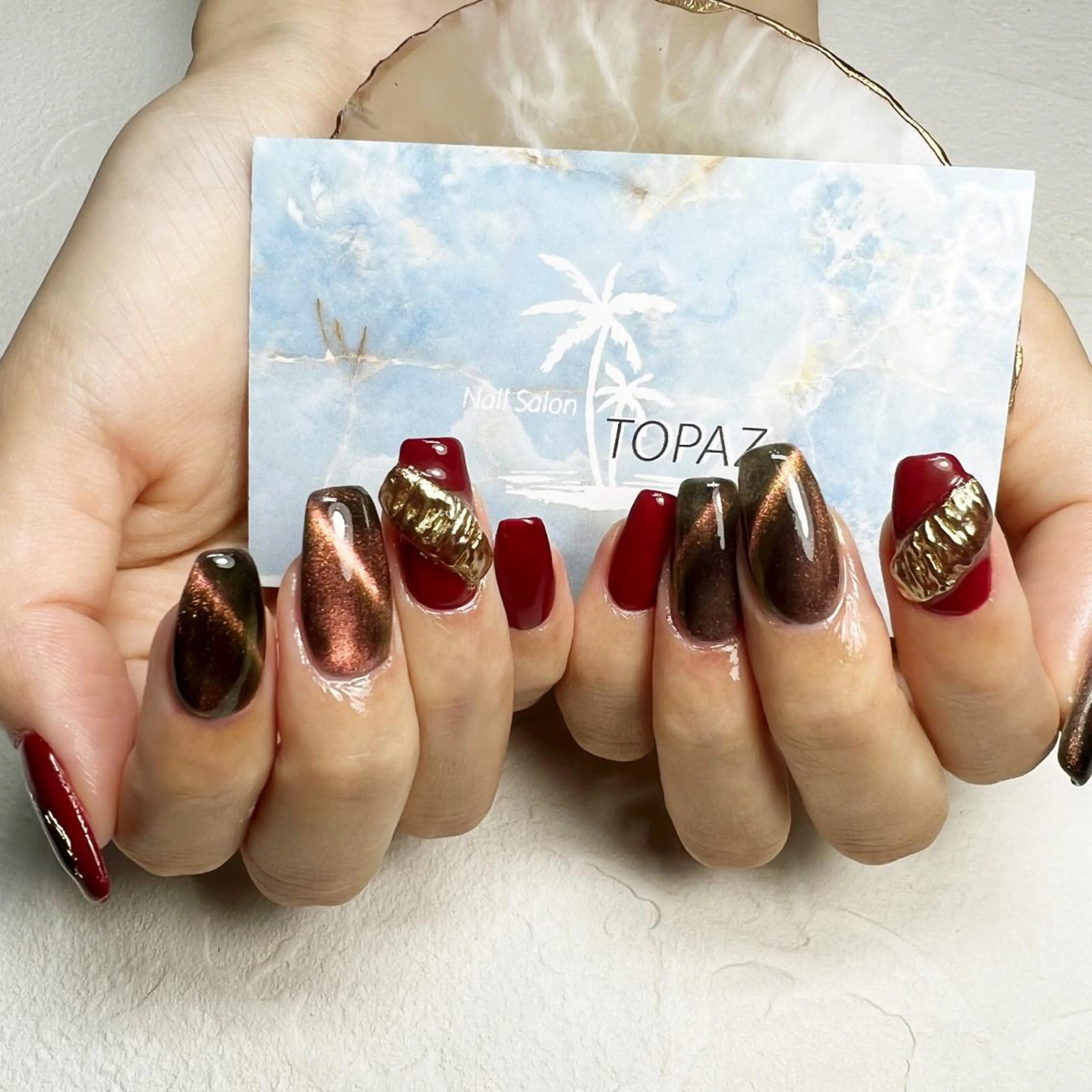 カラー Nail Salon   TOPAZ所属・TOPAZ Ayumiのネイルデザイン