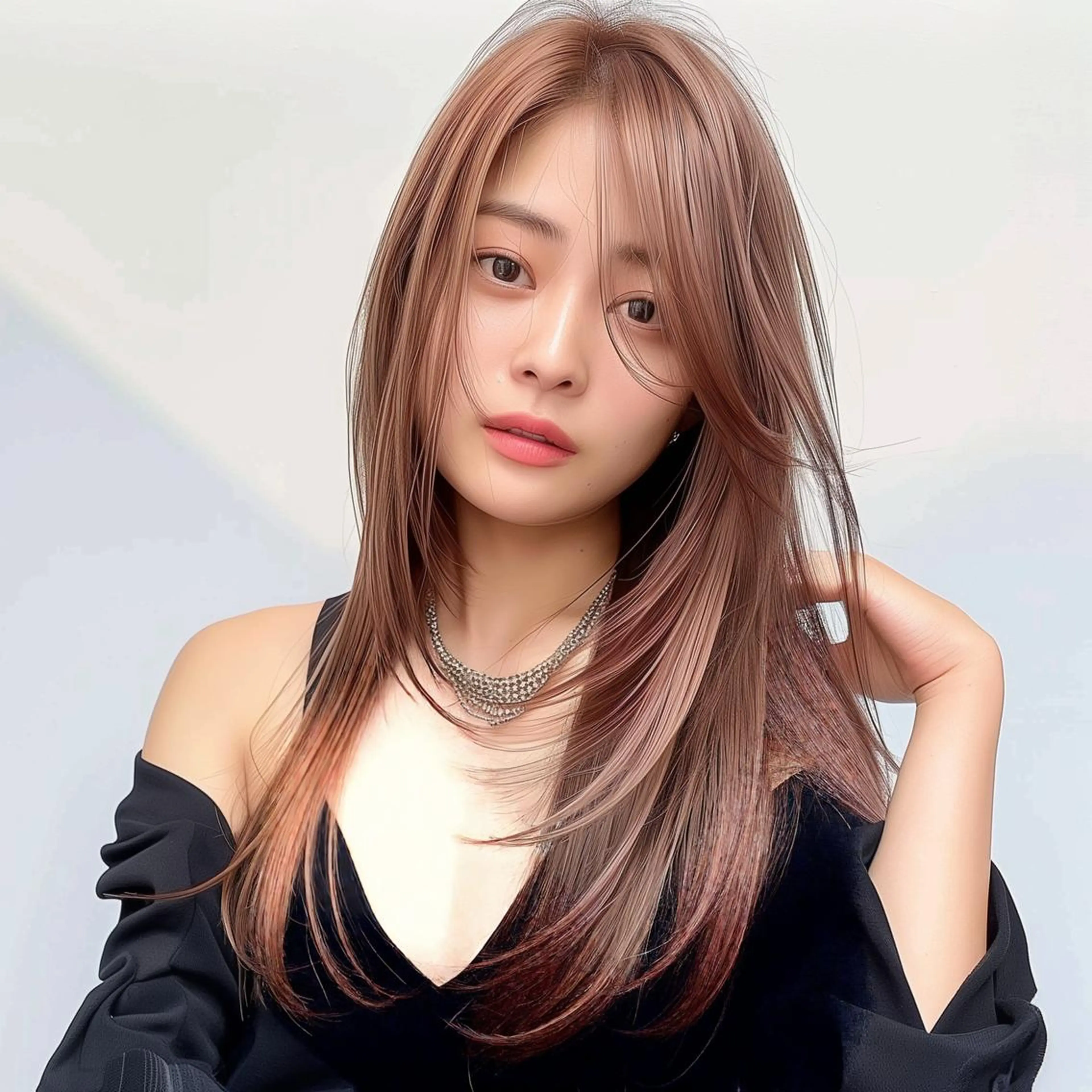 ロング カラー レヴ　草加駅3分🌻 ✂️早朝深夜営業🌱のヘアスタイル