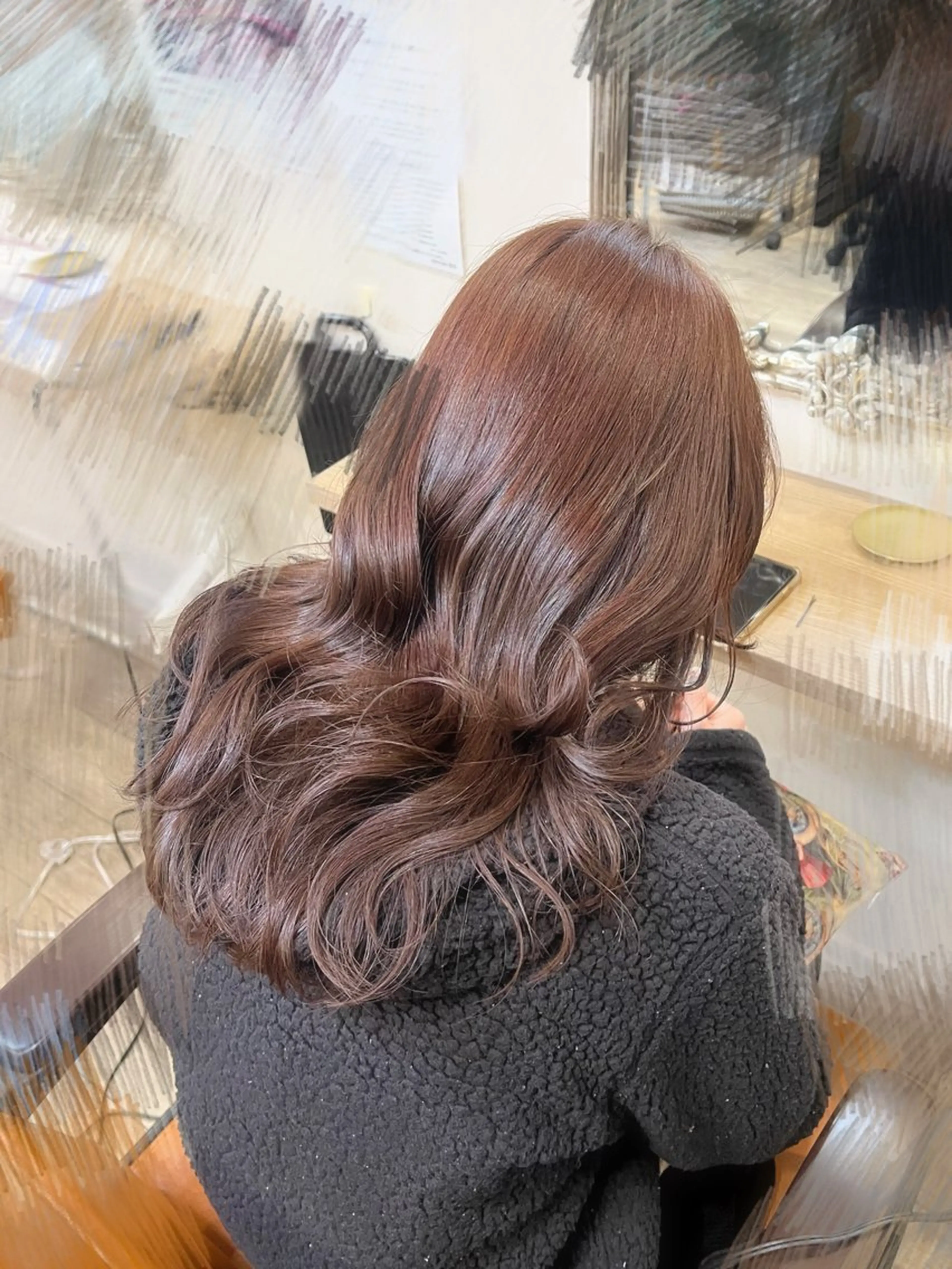 ロング カラー ショコラ梅田所属・ひなた 🌟*.+ﾟのヘアスタイル