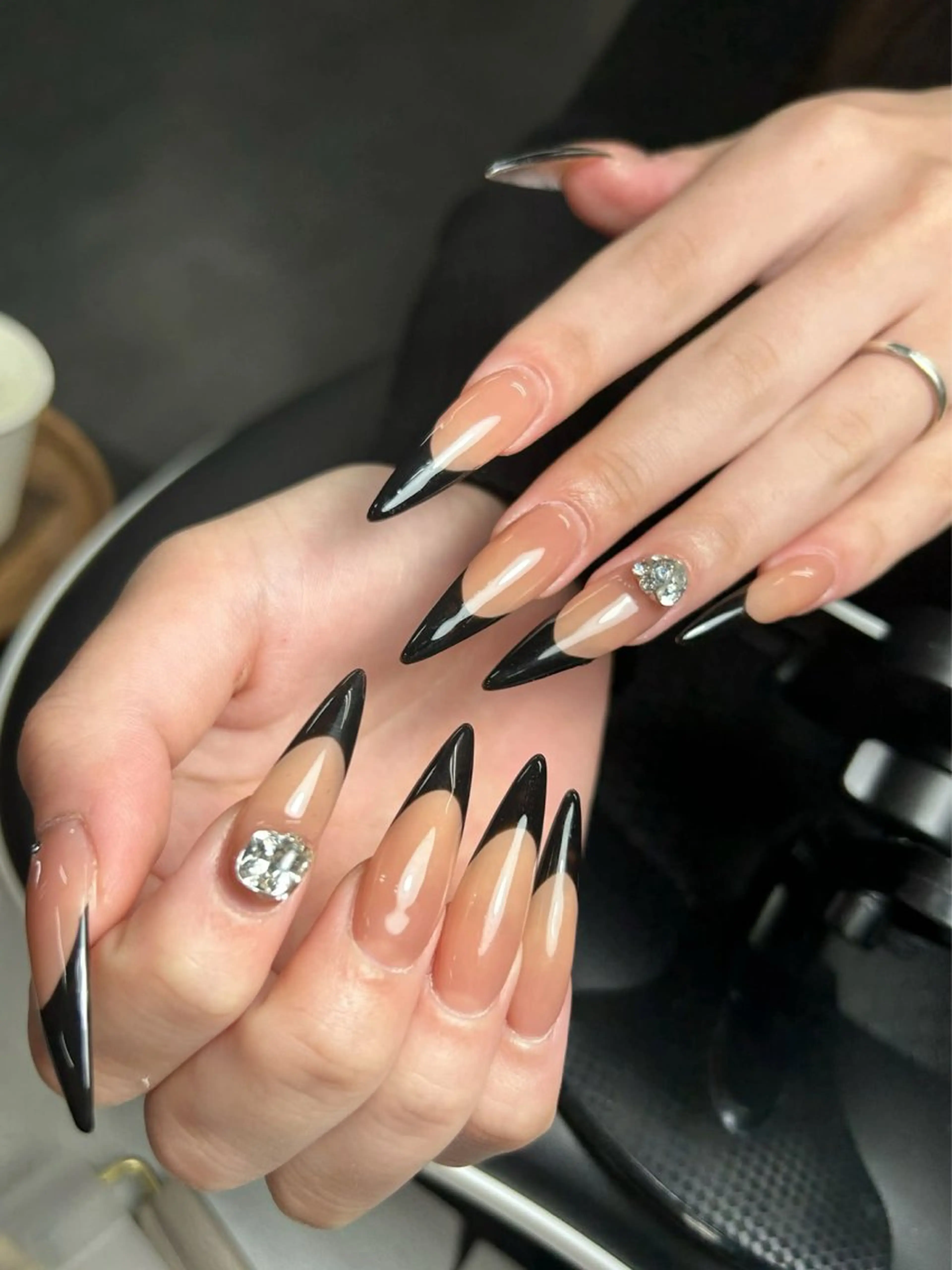 ネイル 韓国ネイル 持ち込み ニュアンスネイル ネイルチップ ハンドネイル Minn ANA.CHUOのネイルデザイン