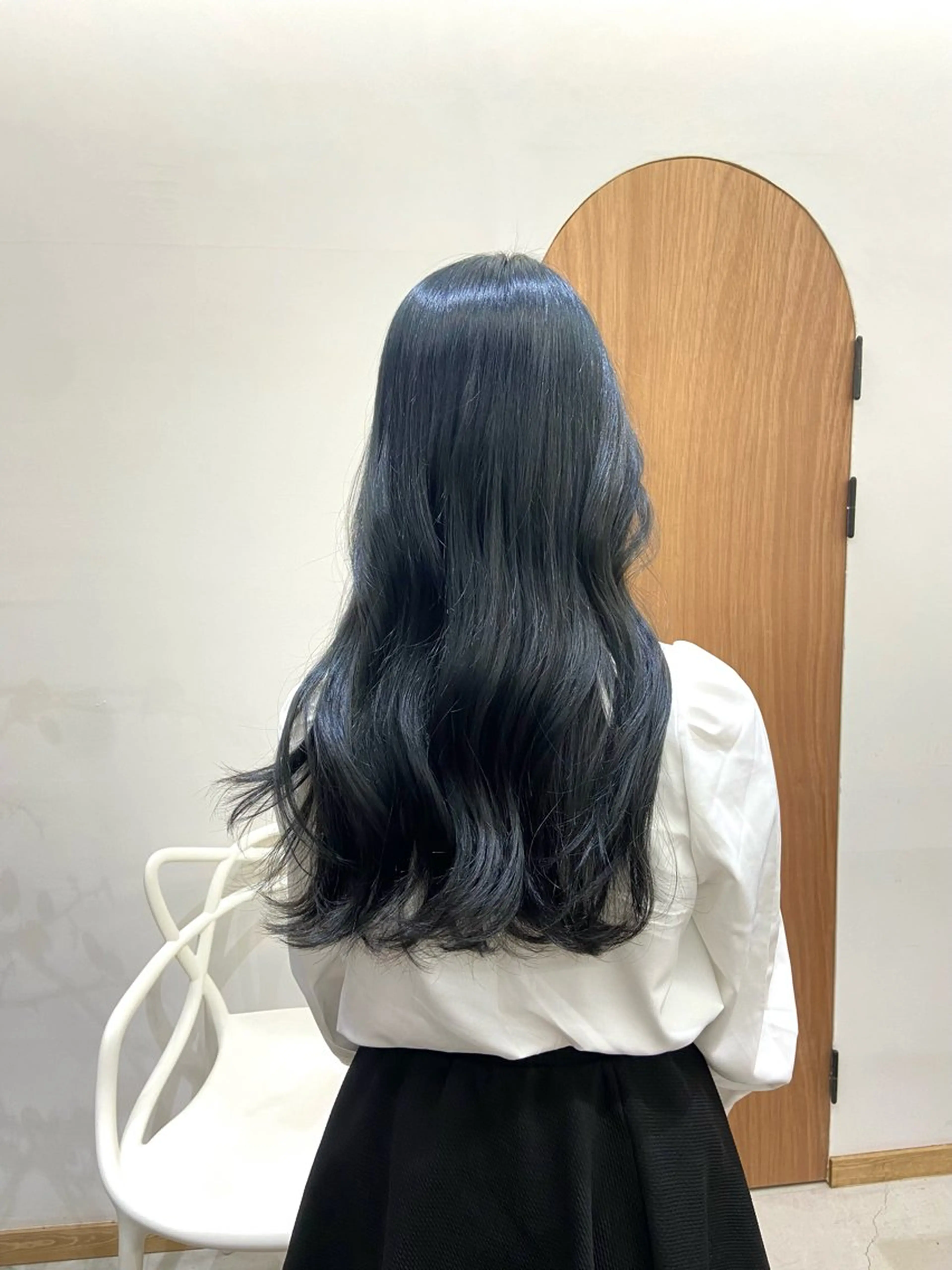 ロング カラー ブリーチ ダブルカラー ブリーチなしカラー ヘアカラー トリートメント mana／ブリーチ なし／ベージュ／暖色のヘアスタイル