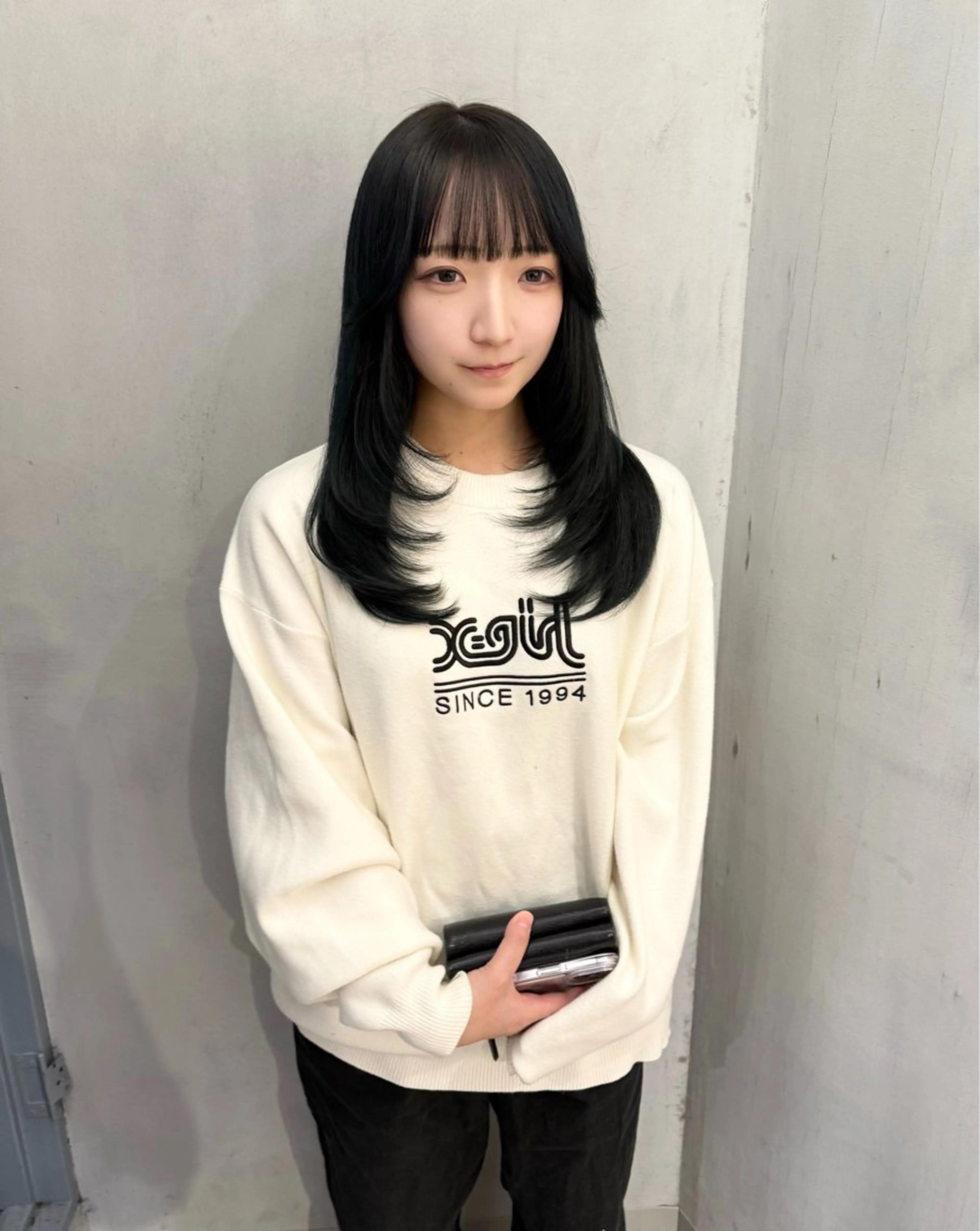 セミロング カット ヘアカラー トリートメント レイヤー/ボブ 高嶋 優のヘアスタイル