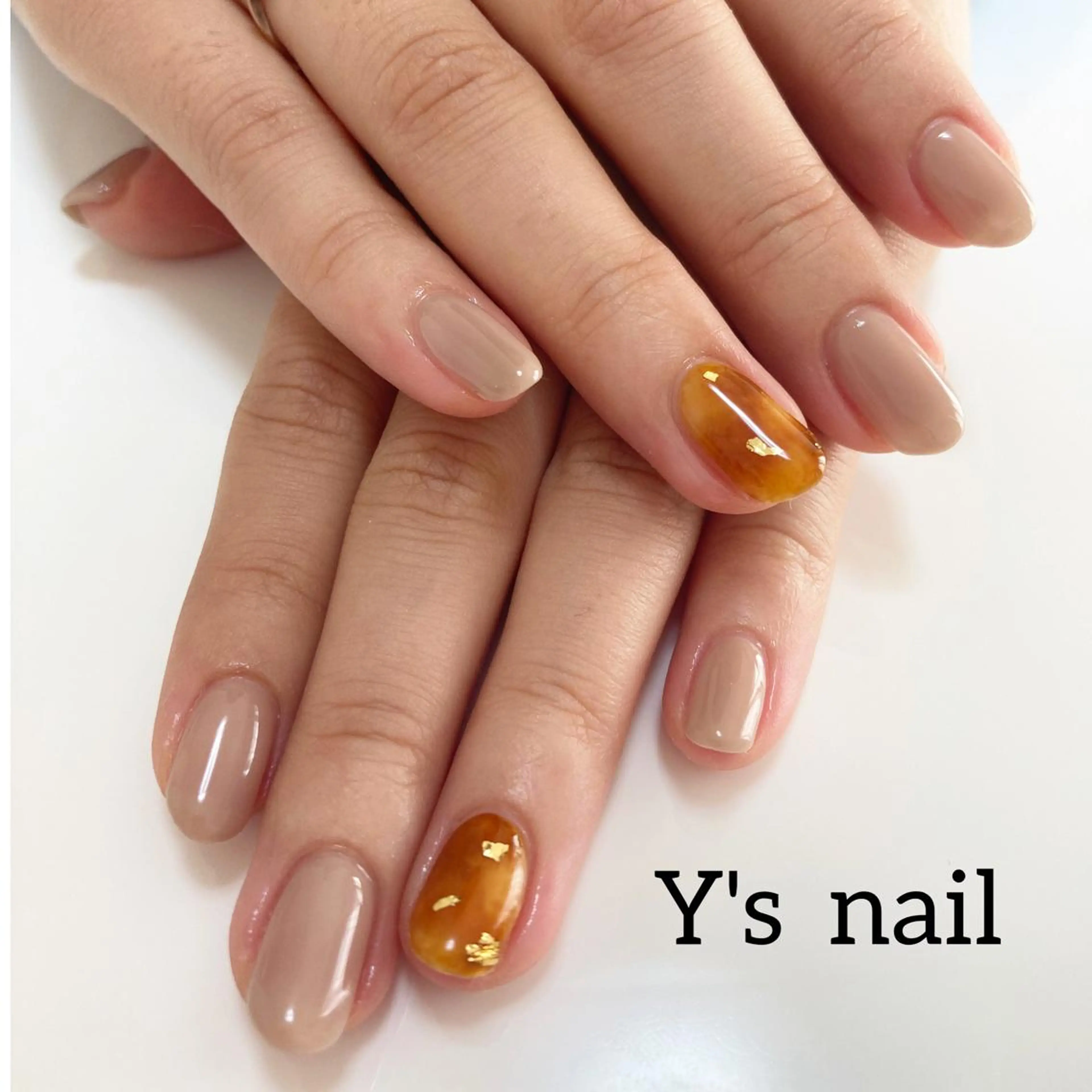 ネイル ワンカラーネイル 冬ネイル ハンドネイル 手書きが得意🖌️ Y’s  nailのネイルデザイン