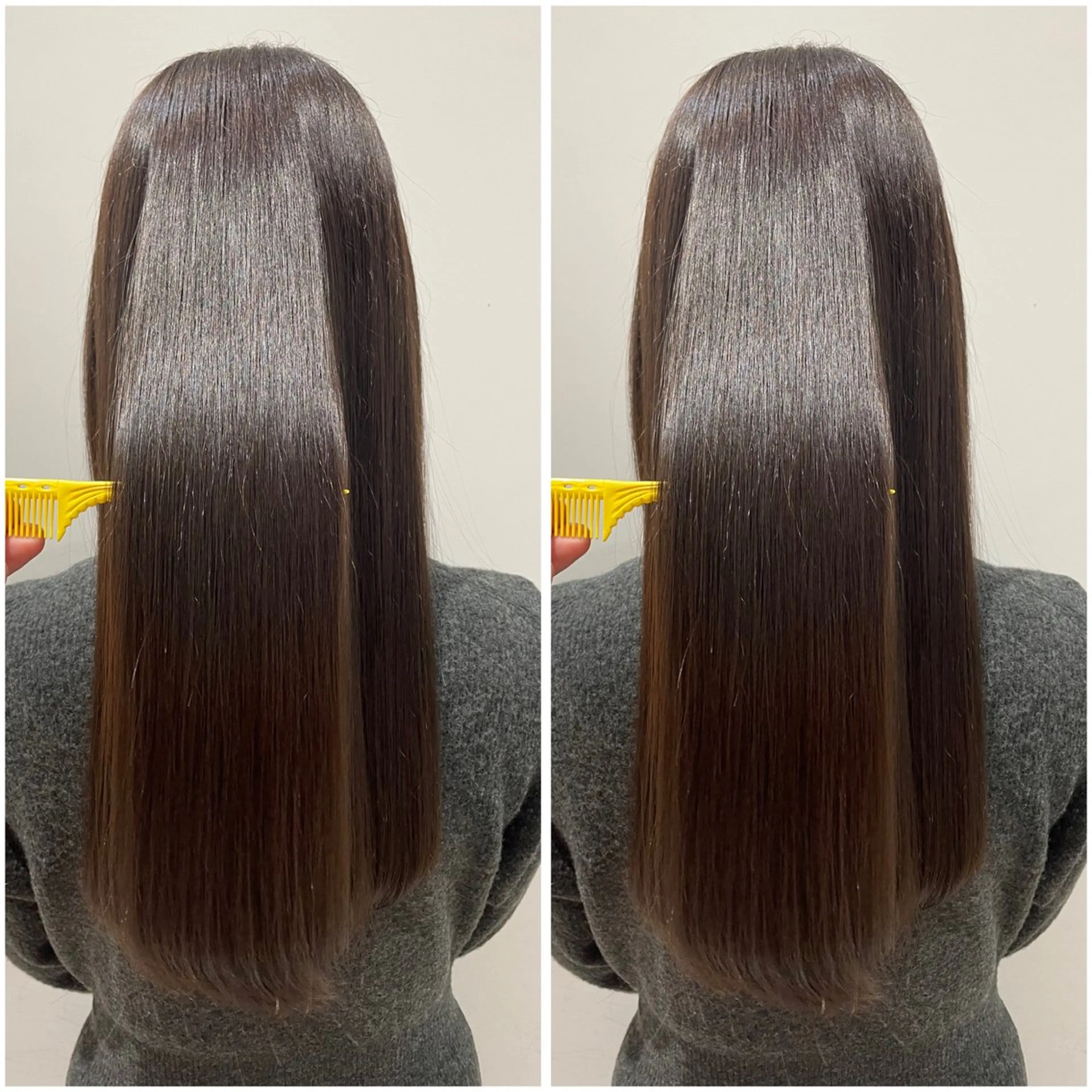 ロング ボブ ハイライト 髪質改善 縮毛矯正 トリートメント rosee【ロゼ】所属・🌟髪質改善 平本雄大🌟のヘアスタイル