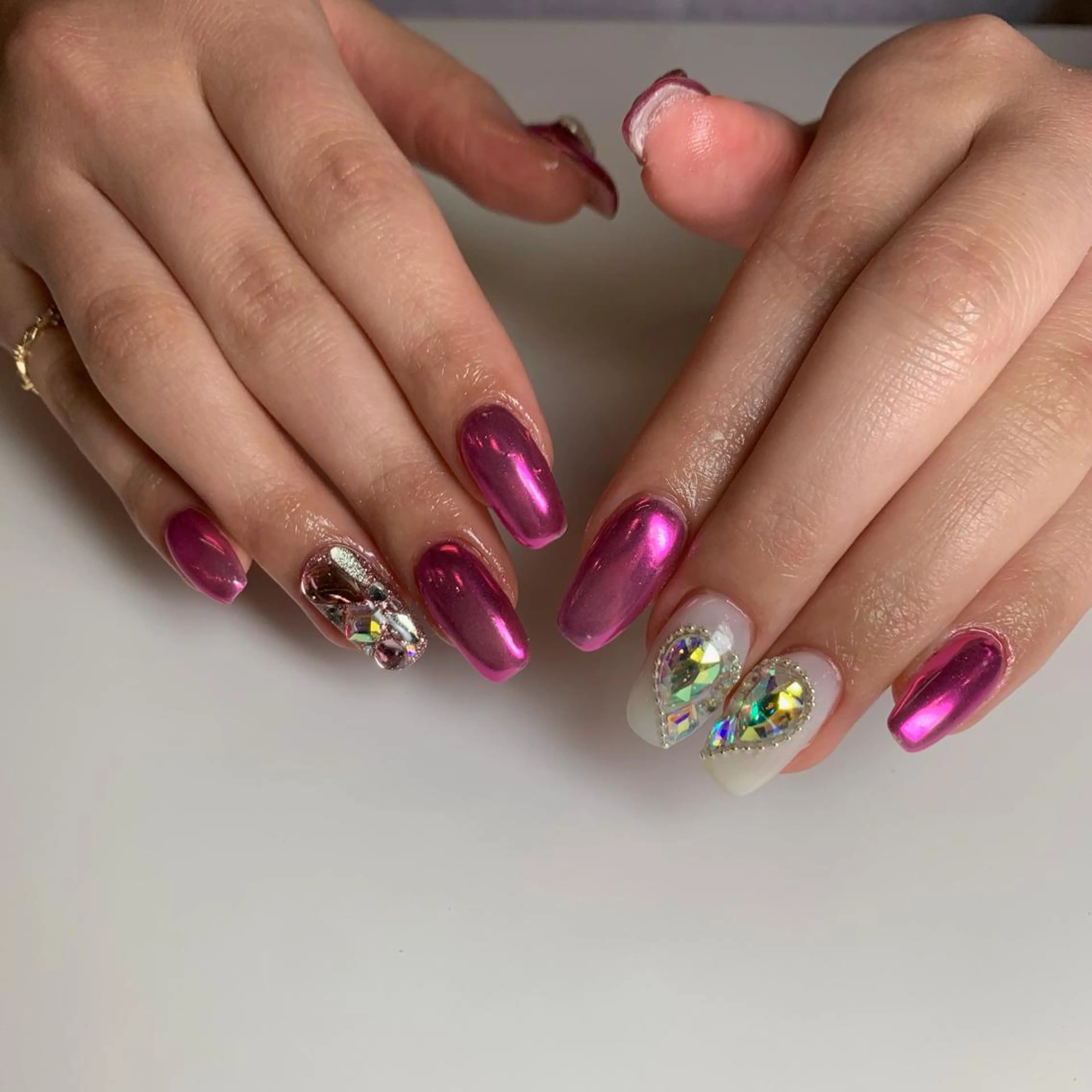 長さ出し10本×4本アート(他6本はワンカラー2色まで可)の写真