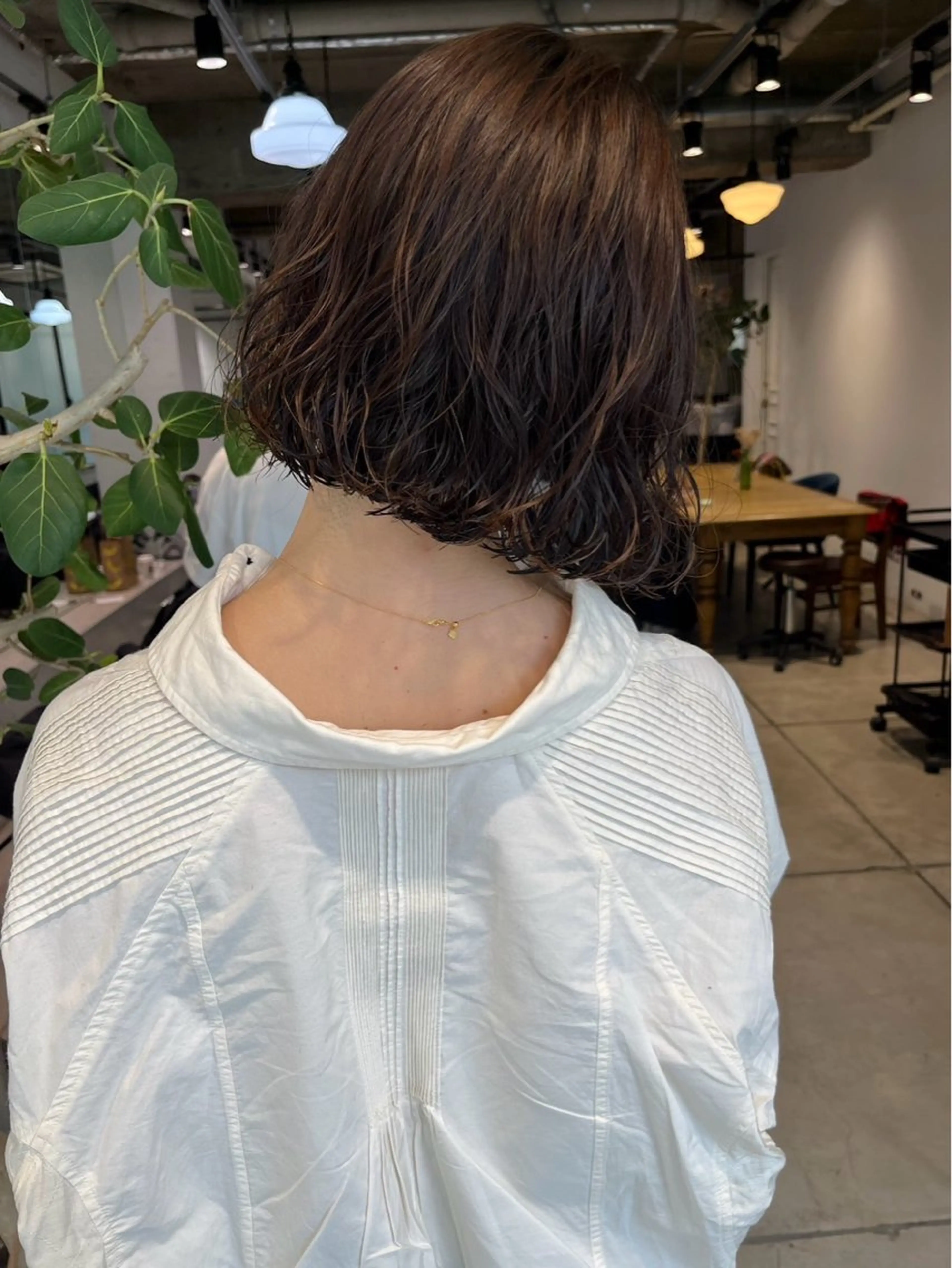 ショート カラー パーマ DUMBO 千歳船橋のヘアスタイル