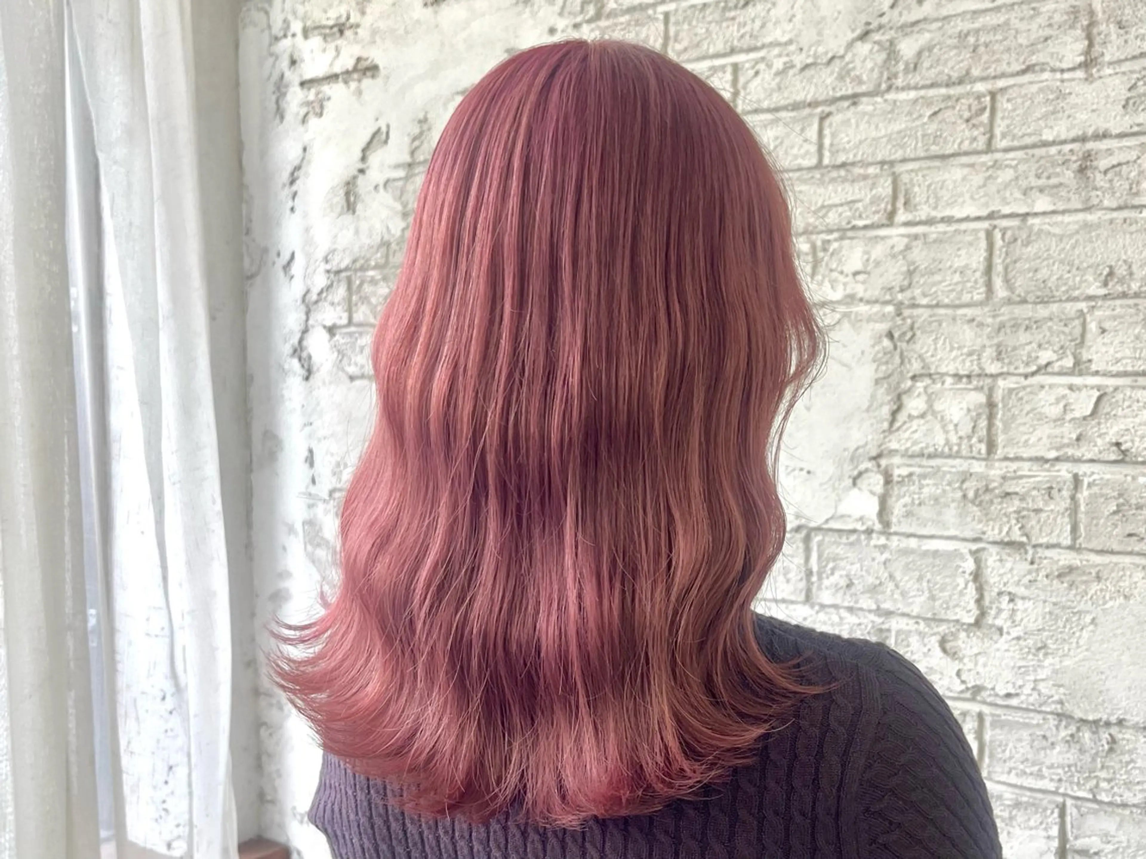 セミロング ヘアカラー トリートメント 艶髪ブリーチカラー 💗manaka💗のヘアスタイル