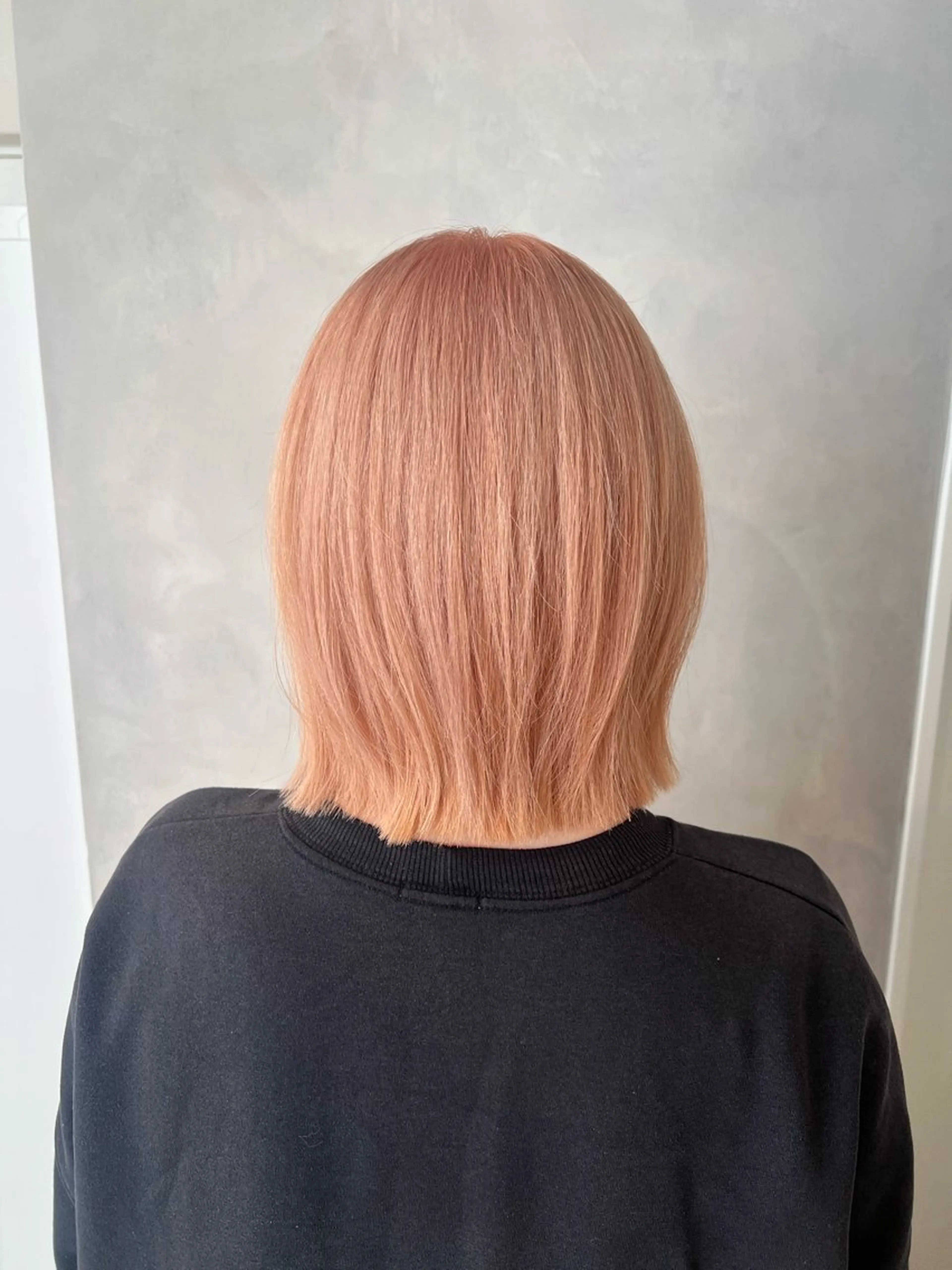 ミディアム ヘアカラー トリートメント 渋谷ハイトーン/ デザインカラー阿部のヘアスタイル