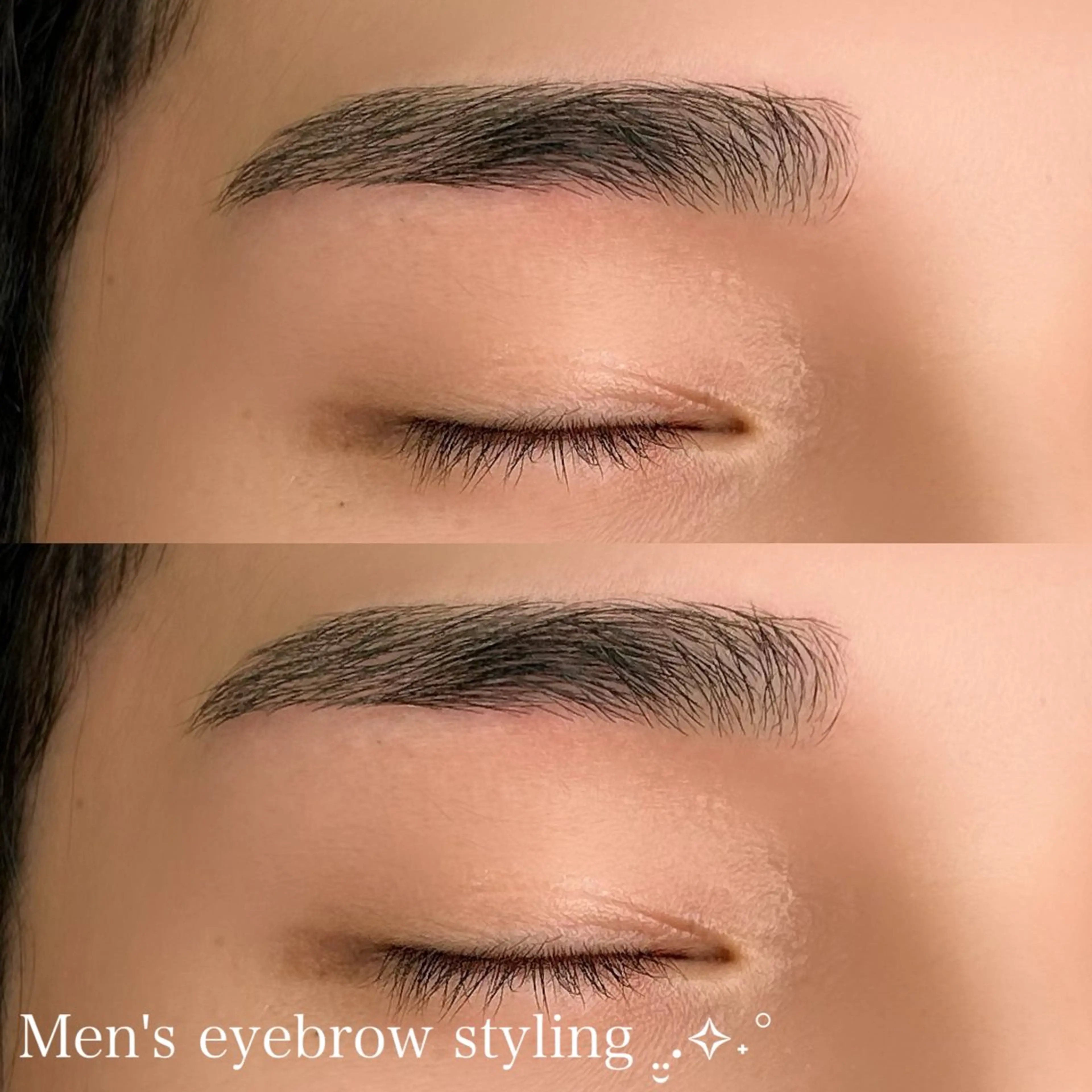 メンズ ワックス脱毛 眉カット Shiono Hinataのマツエク・マツパデザイン