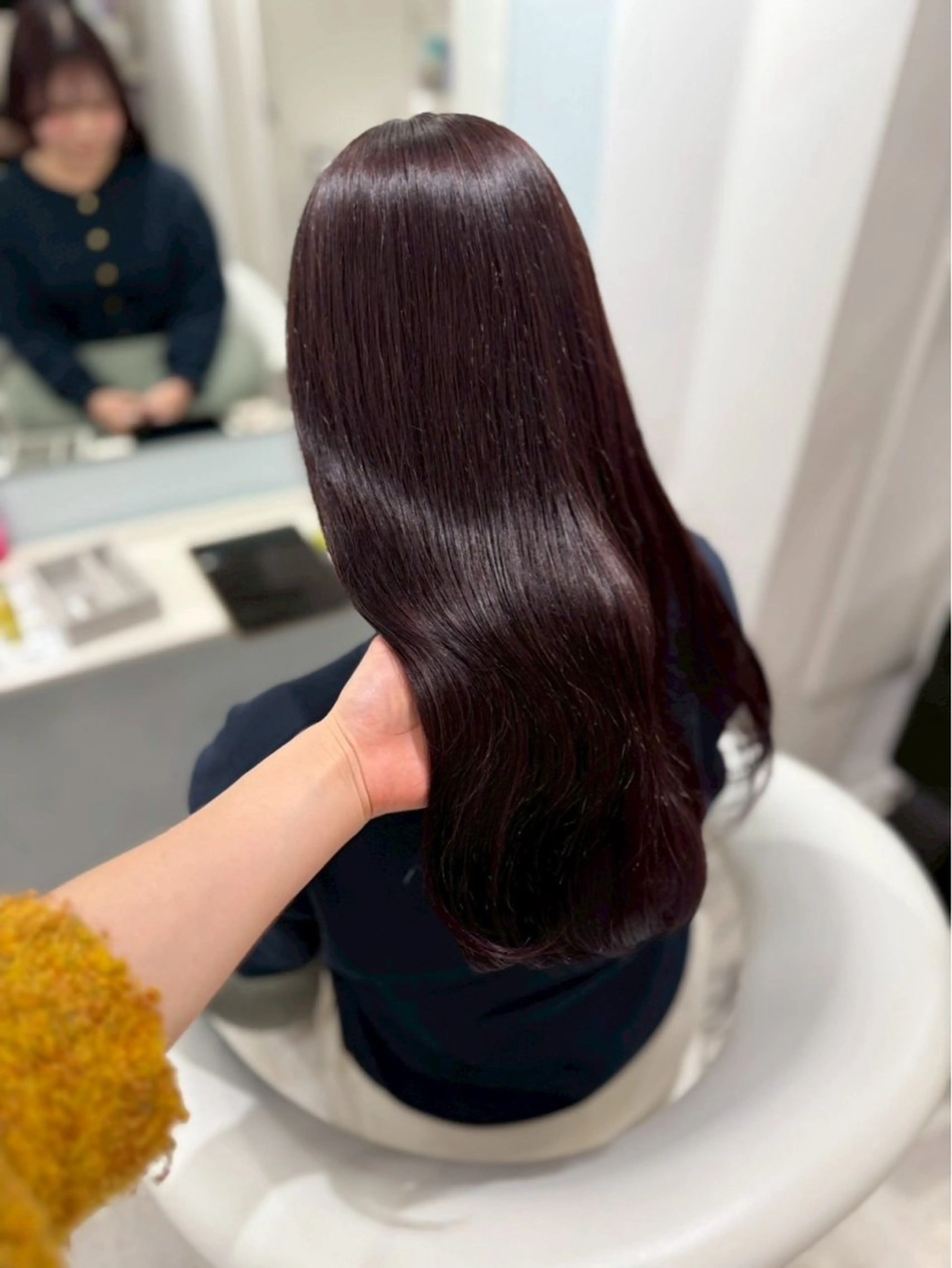 U24 冬にぴったり👶🏻🌟血色感🆙【ツヤ髪lavender color】🪻👾🦄💜の写真