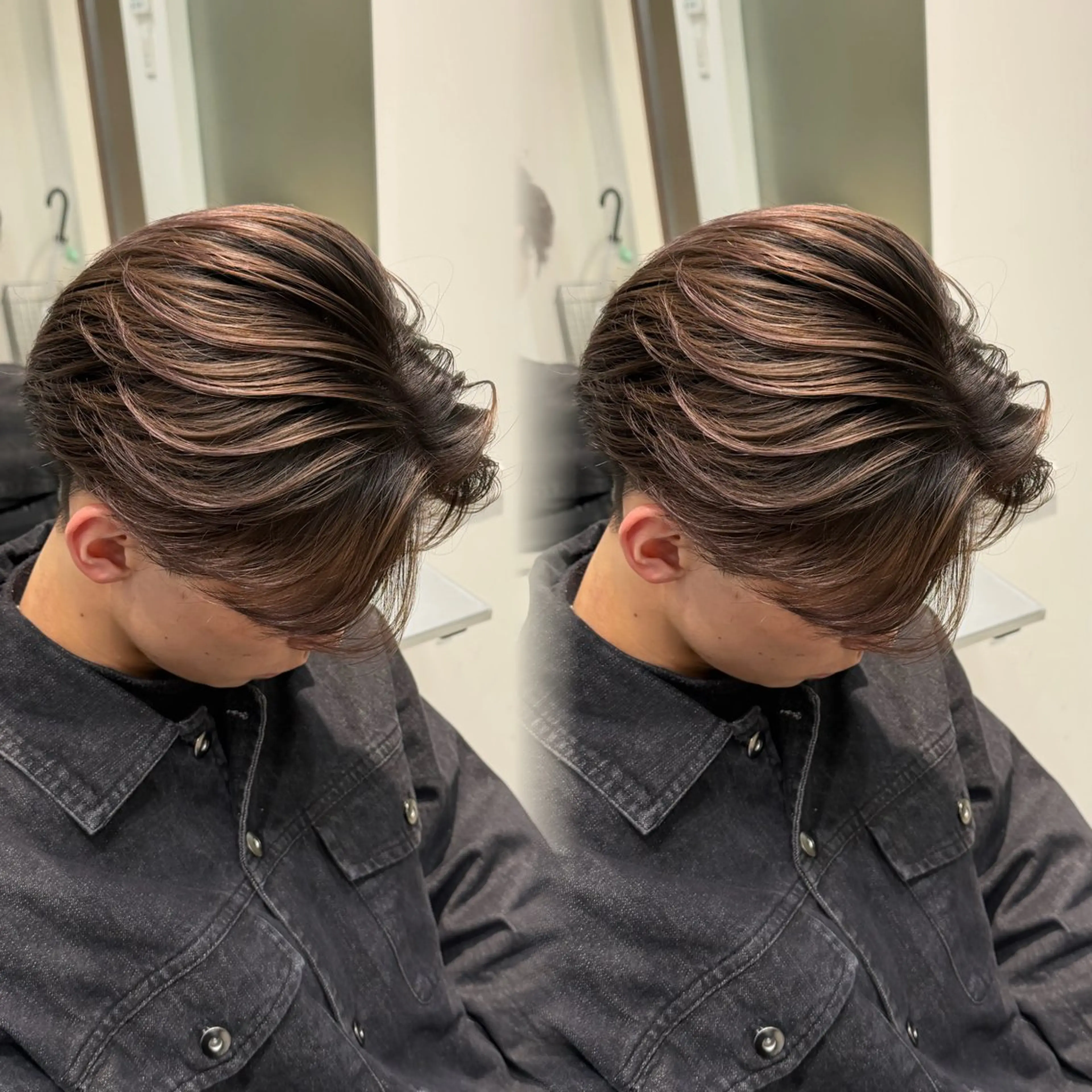 カラー メンズ メンズバレイヤージュ バレイヤージュ ブラウンカラー カット ヘアカラー synergy所属・🔥メンズヘア🔥 かいきのヘアスタイル