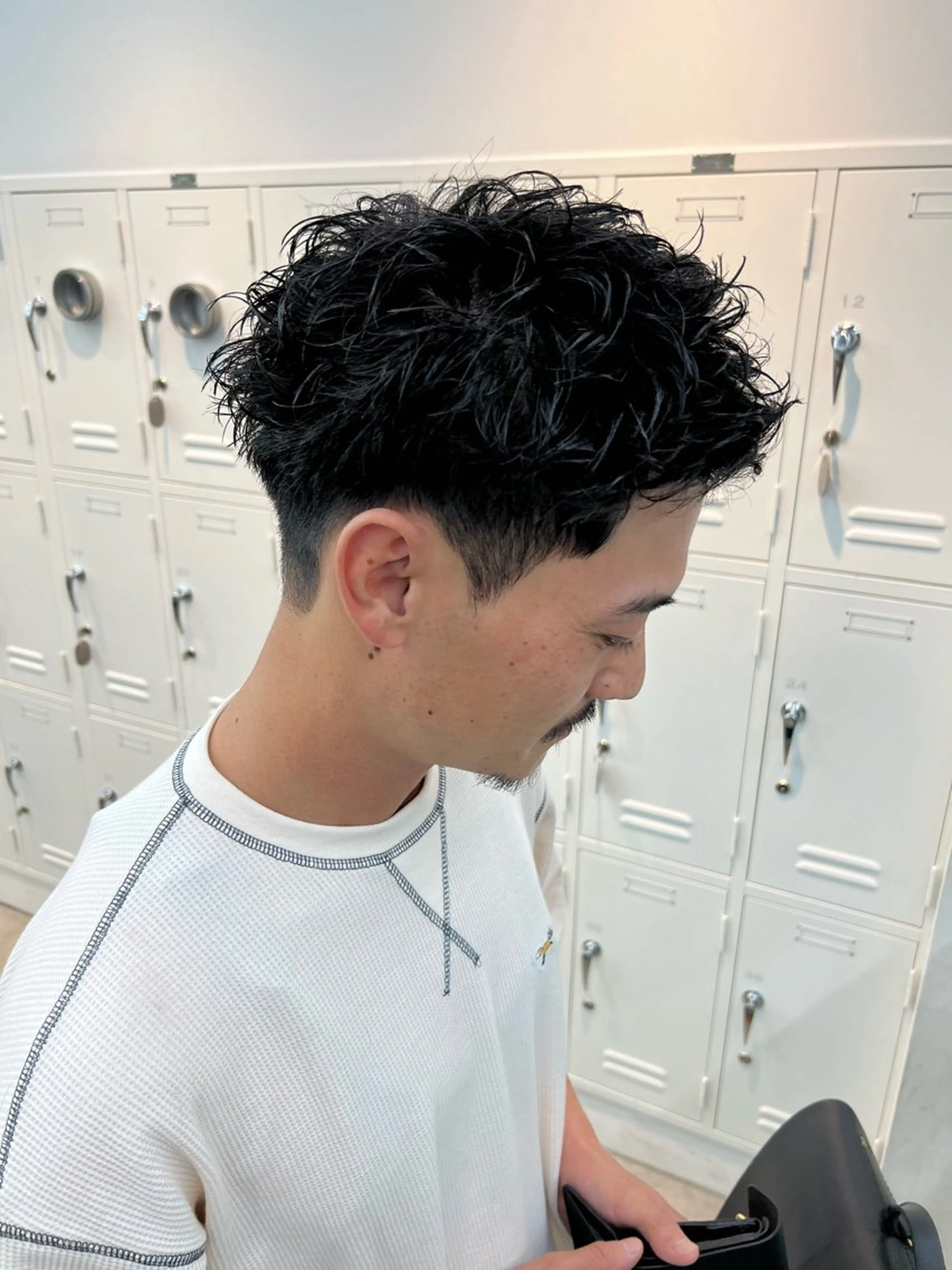 パーマ メンズ カット パーマ 🌀toa/波巻き✨ /メンズパーマ／栄のヘアスタイル