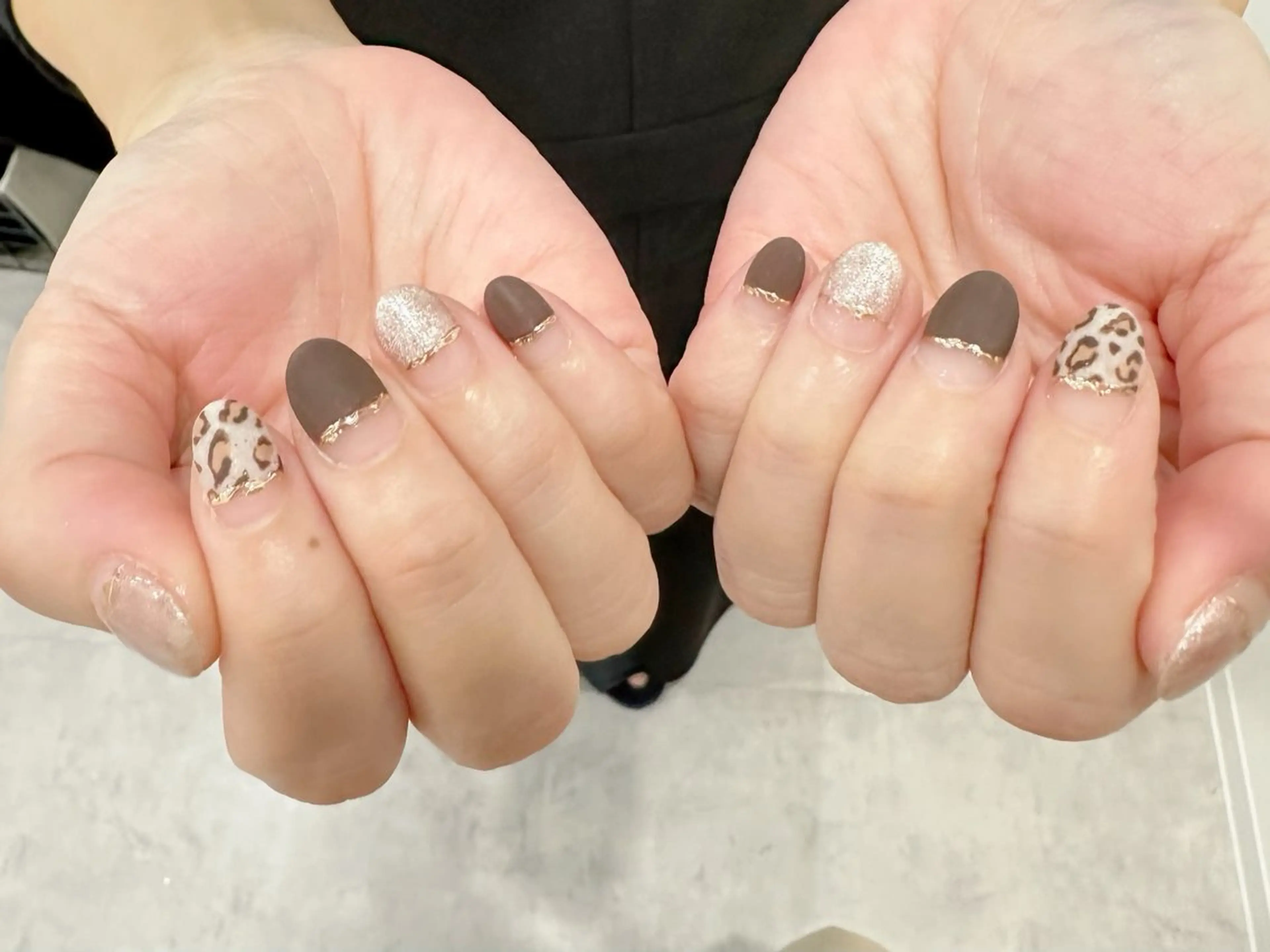 ネイル アニマル柄 wellmoon Tanaのネイルデザイン