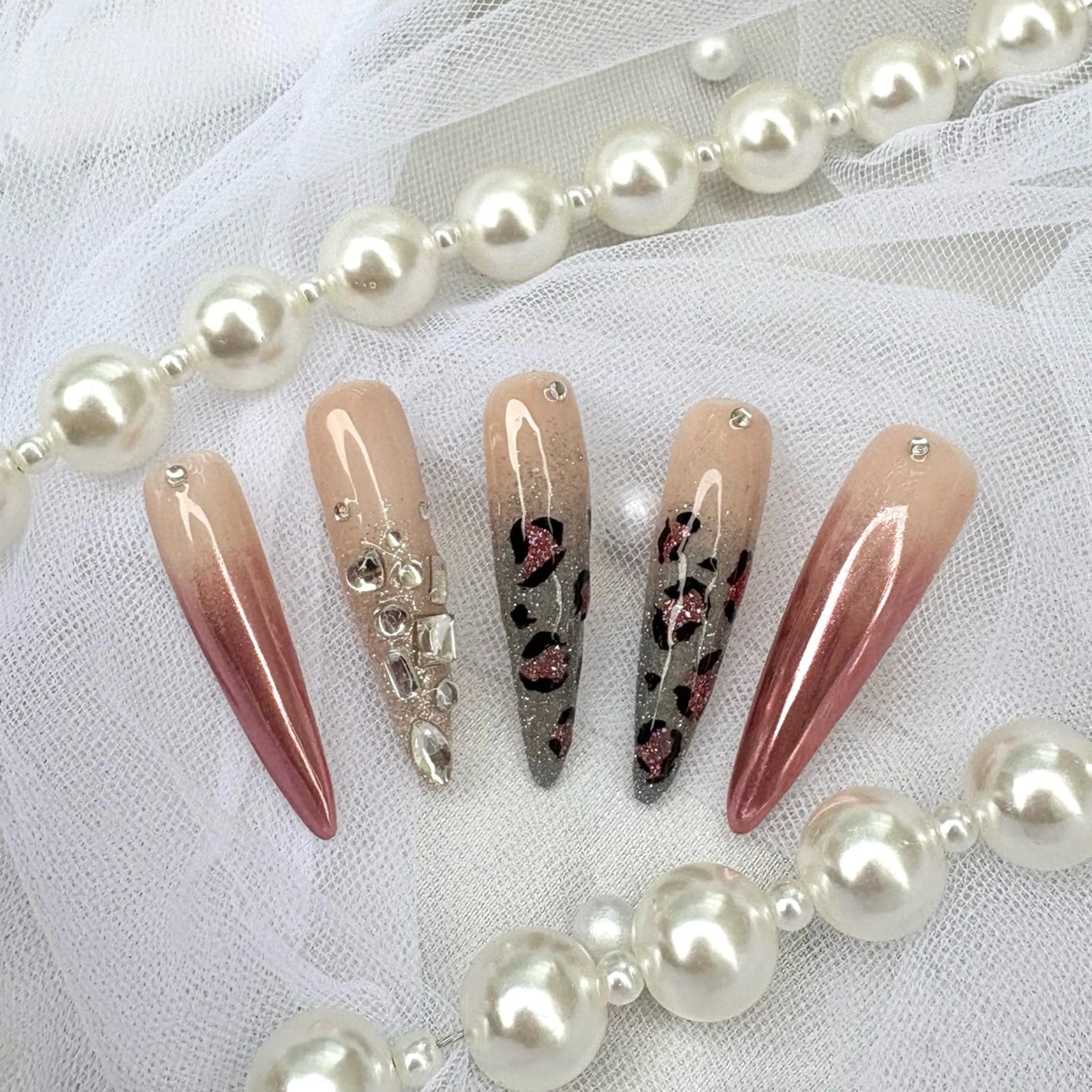 ネイル 長さ出し ハンドネイル joieange kirariのネイルデザイン