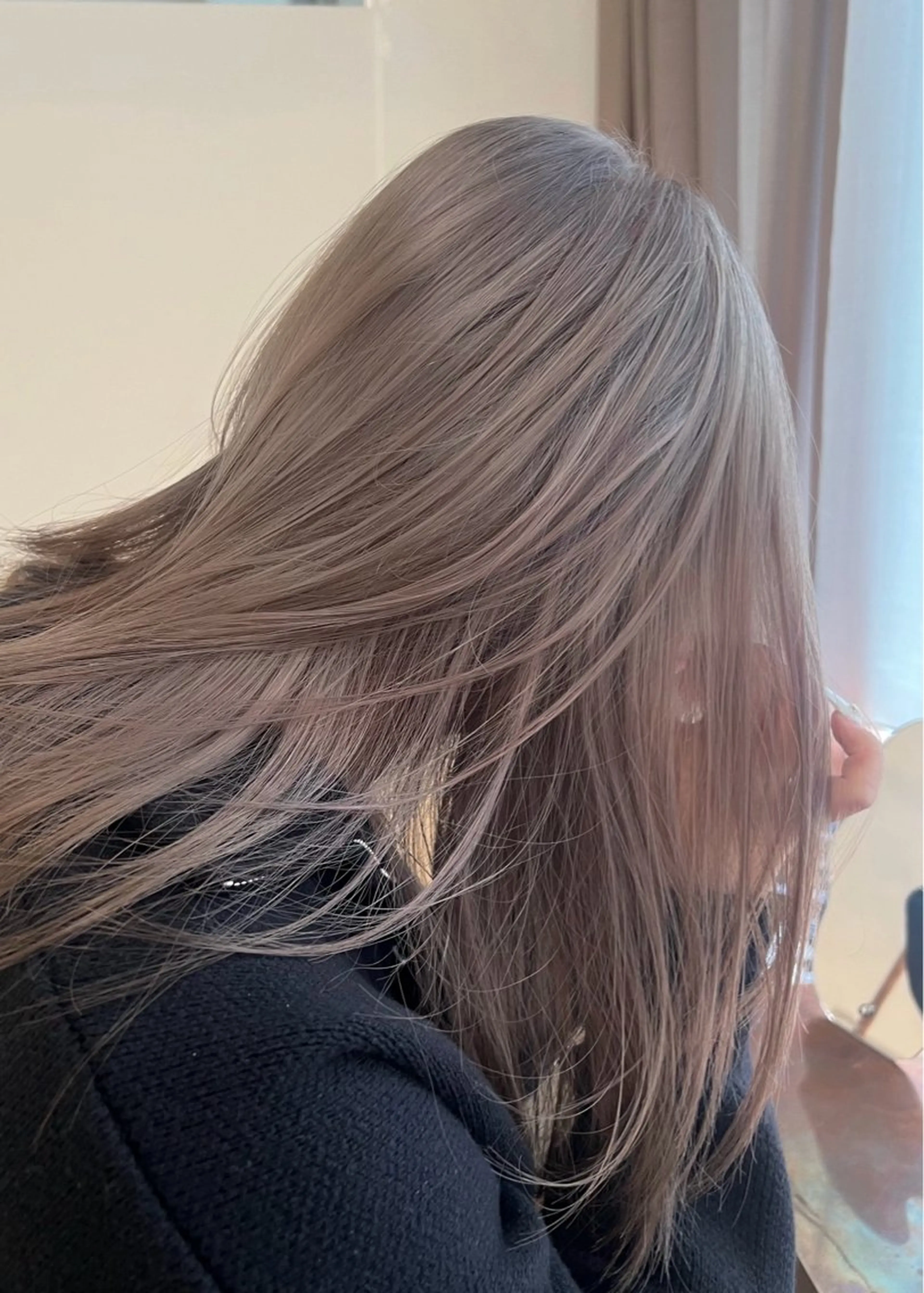 【人気No.1✨】ケアブリーチ透明感カラー＋内部補充トリートメントの写真