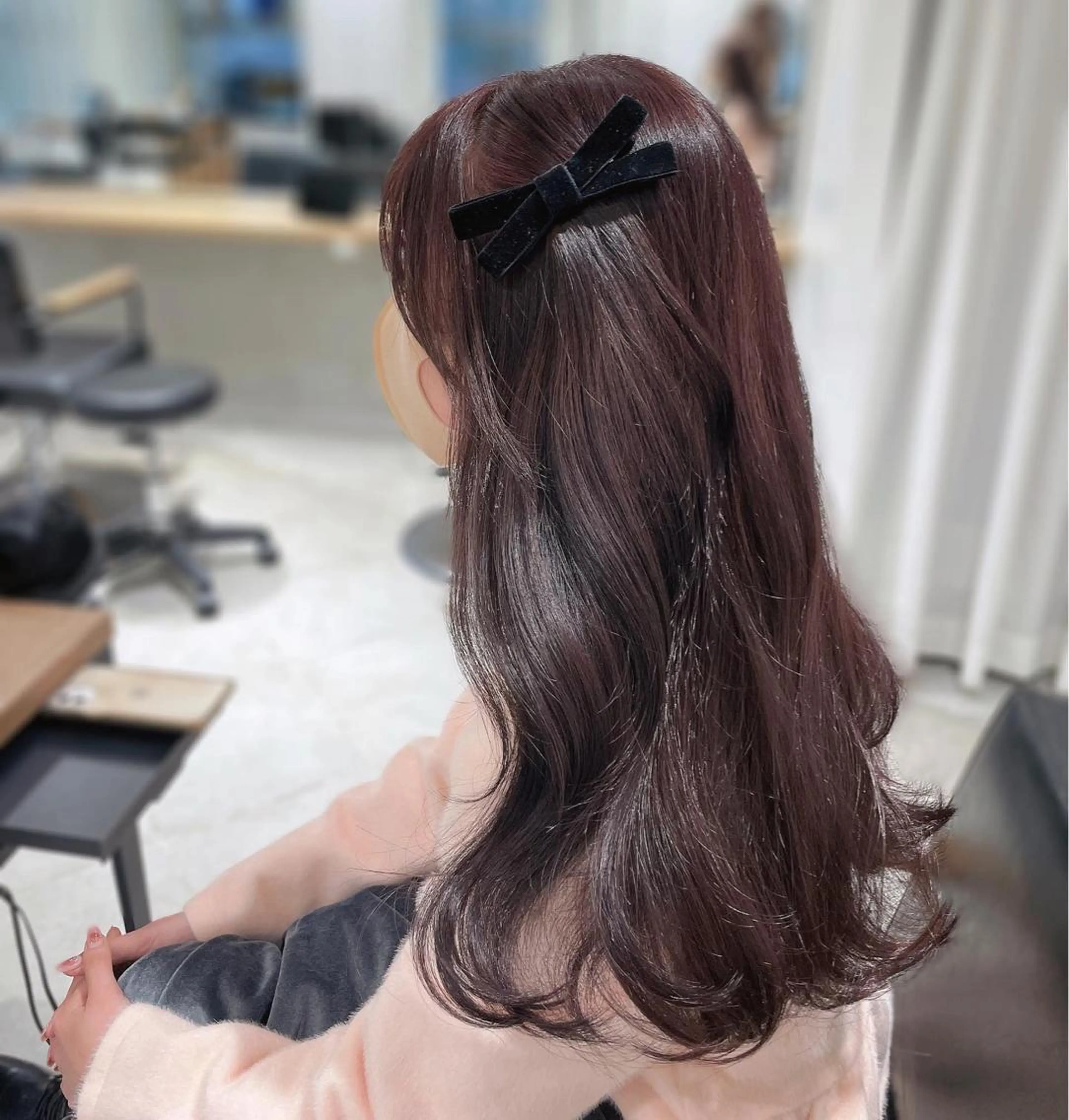 ☁️平日限定ワンカラー＋バングカット＋うるつやトリートメント☁️¥7000の写真