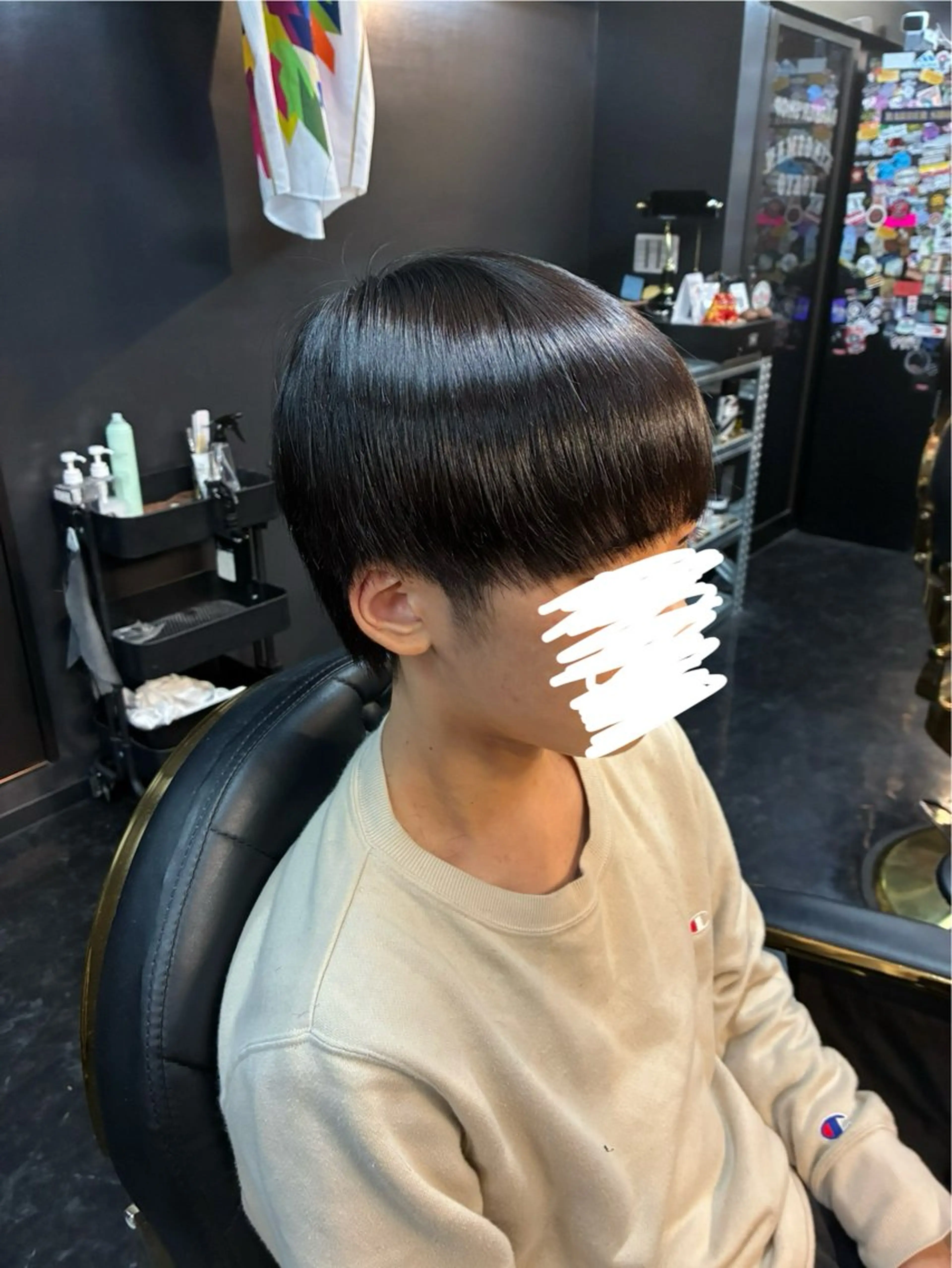 ミディアム 縮毛矯正 KINGSMAN TOKYO 立川北口店所属・大澤 亜論のヘアスタイル