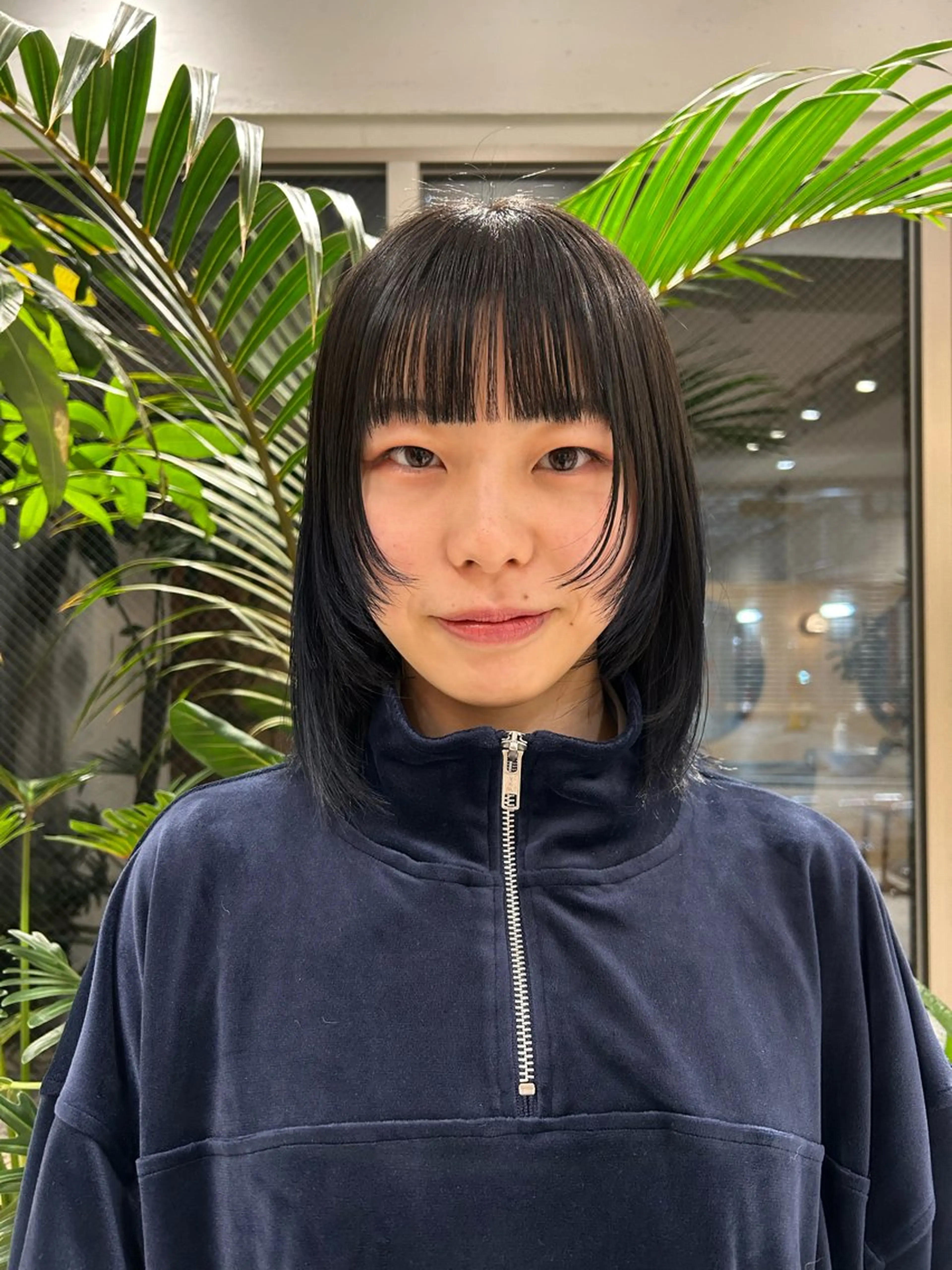 ミディアム カラー カット ヘアカラー トリートメント 🦖ミニボブ/ボブ /MOEKA🦕のヘアスタイル