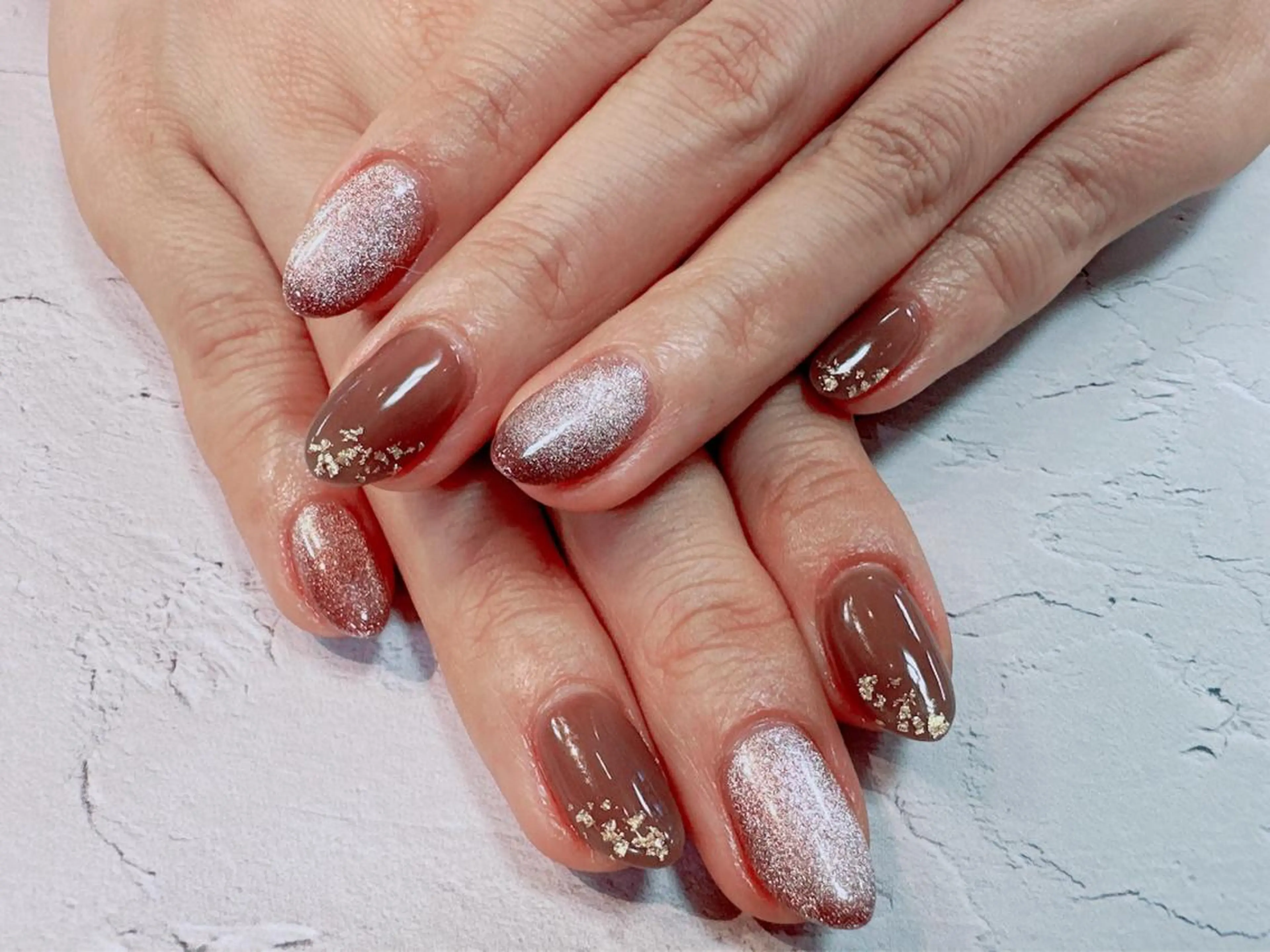 ネイル マグネットネイル ハンドネイル nailist SATO【銀座】のネイルデザイン