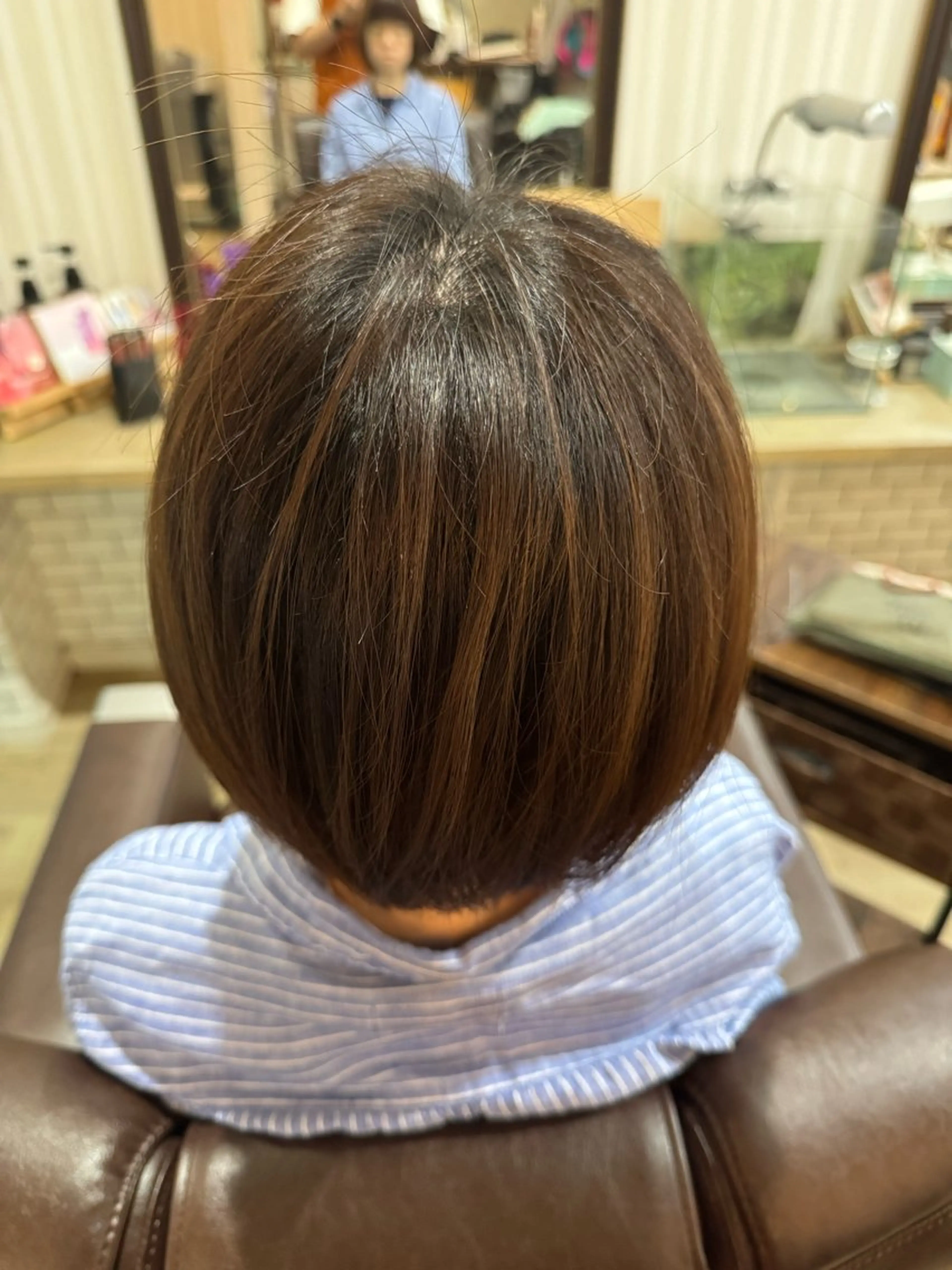 ショート カラー ハイライトカラー ハイライト 樋口 まさみのヘアスタイル