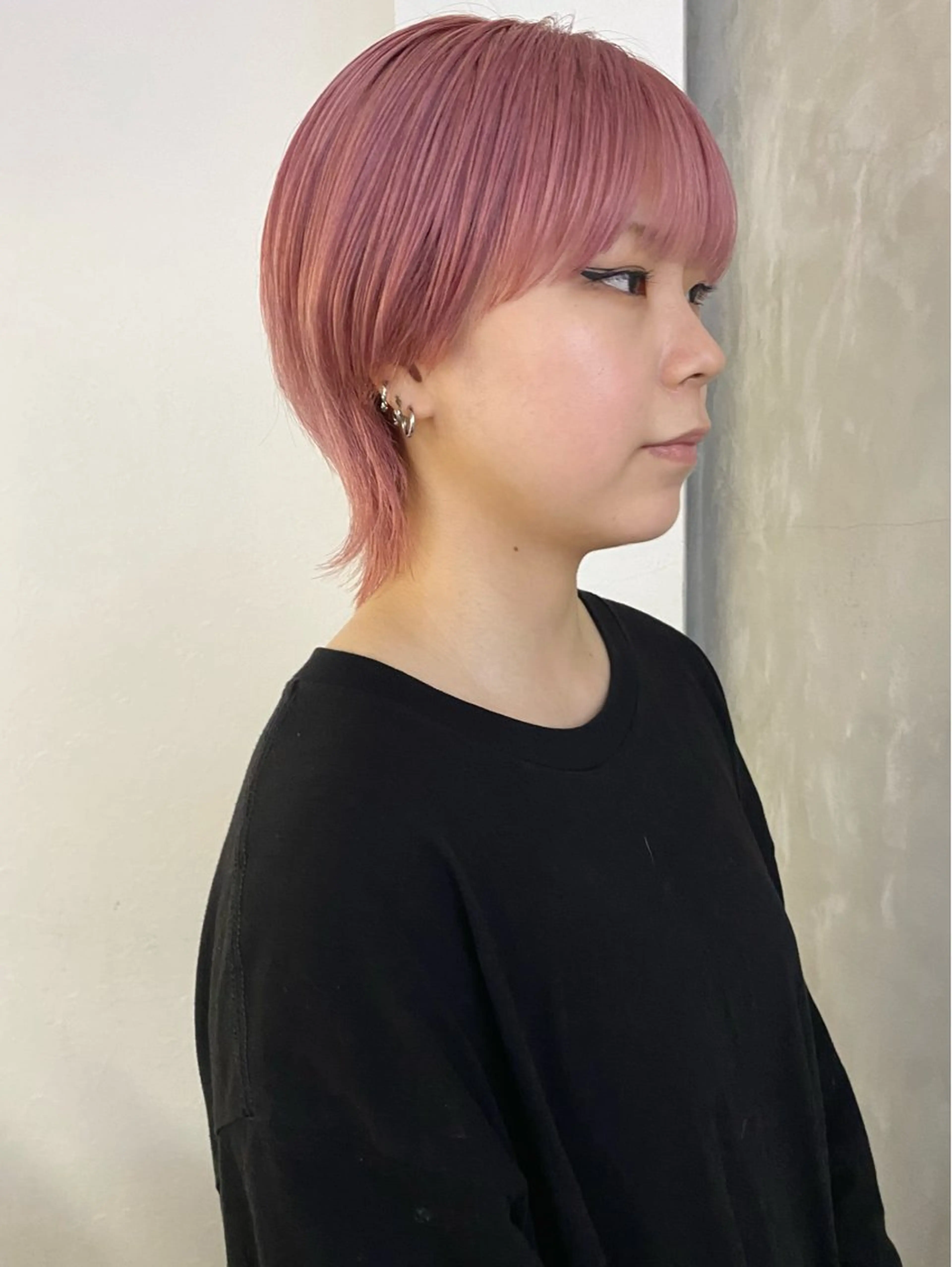 ショート カラー カット ヘアカラー トリートメント 森貴裕/ベージュ/ パーマ/オリーブのヘアスタイル