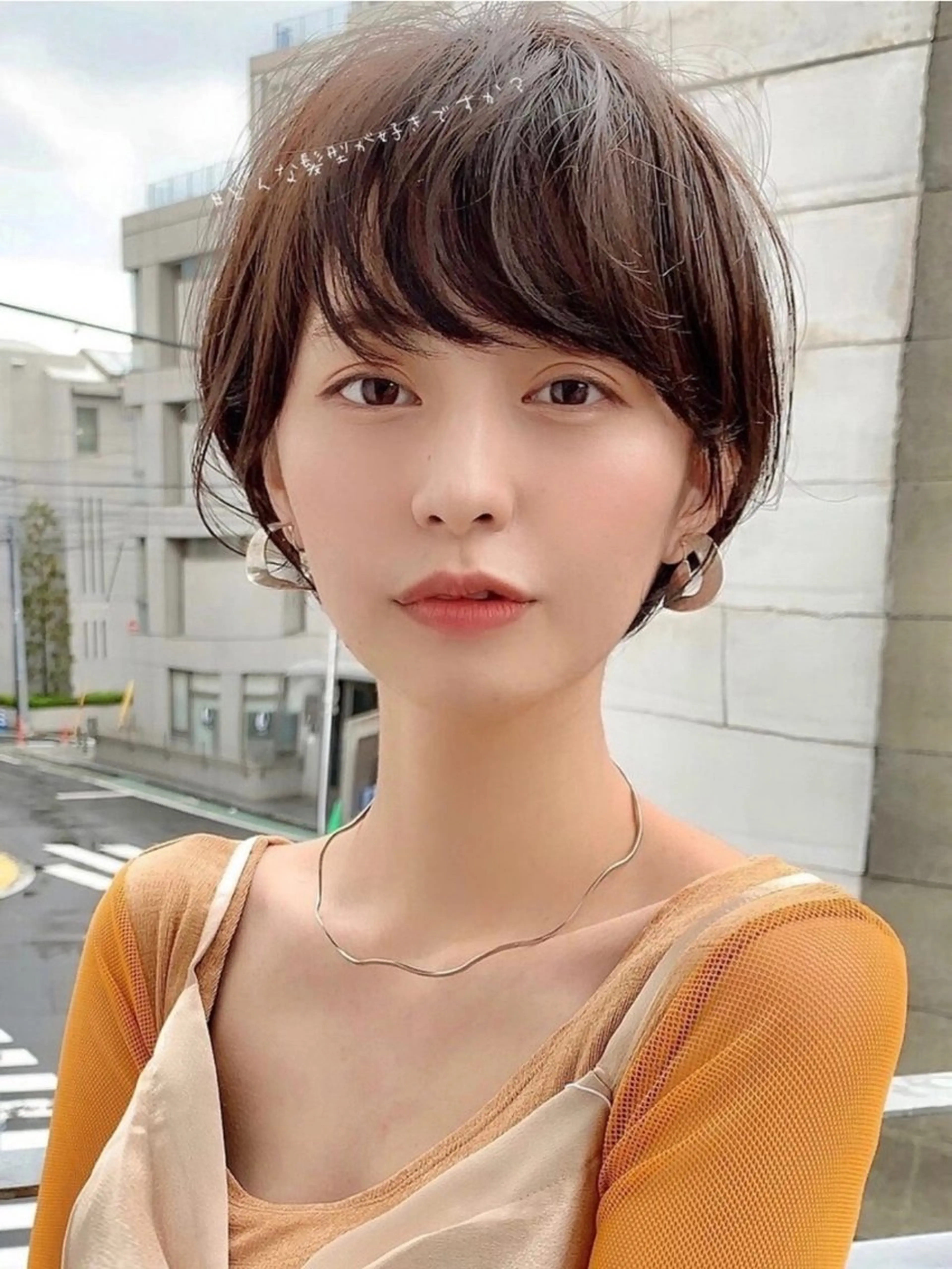 ショート カラー ヘアアレンジ メンズ 大西 れいやのヘアスタイル