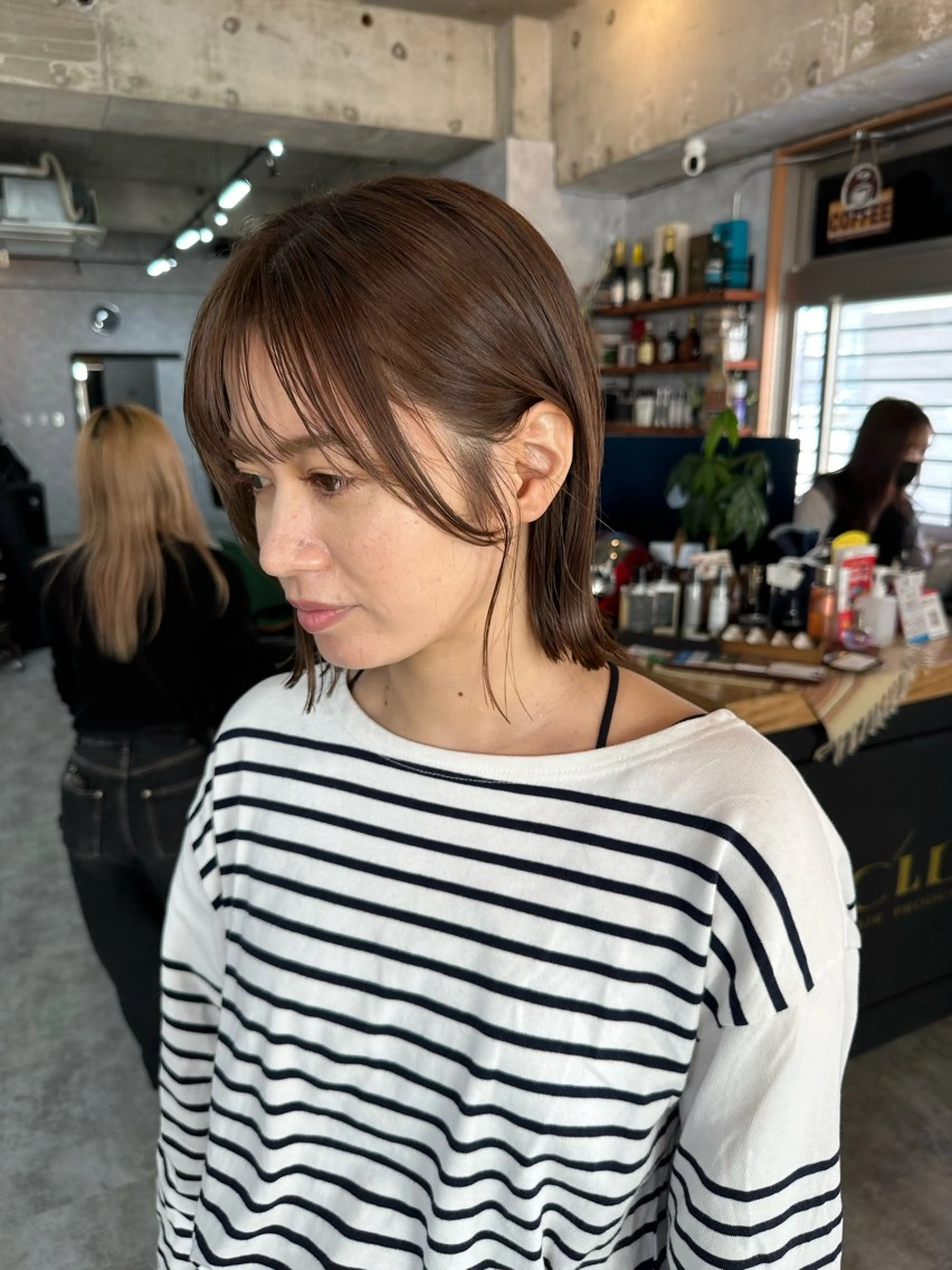 ショート 切りっぱなしボブ ショートボブ ハンサムショート 丸みショート ボブ カット ヘアカラー トリートメント C’LD hair  produce /シールドヘア所属・モテ髪/ボブ/ショー ト/アダチフウトのヘアスタイル