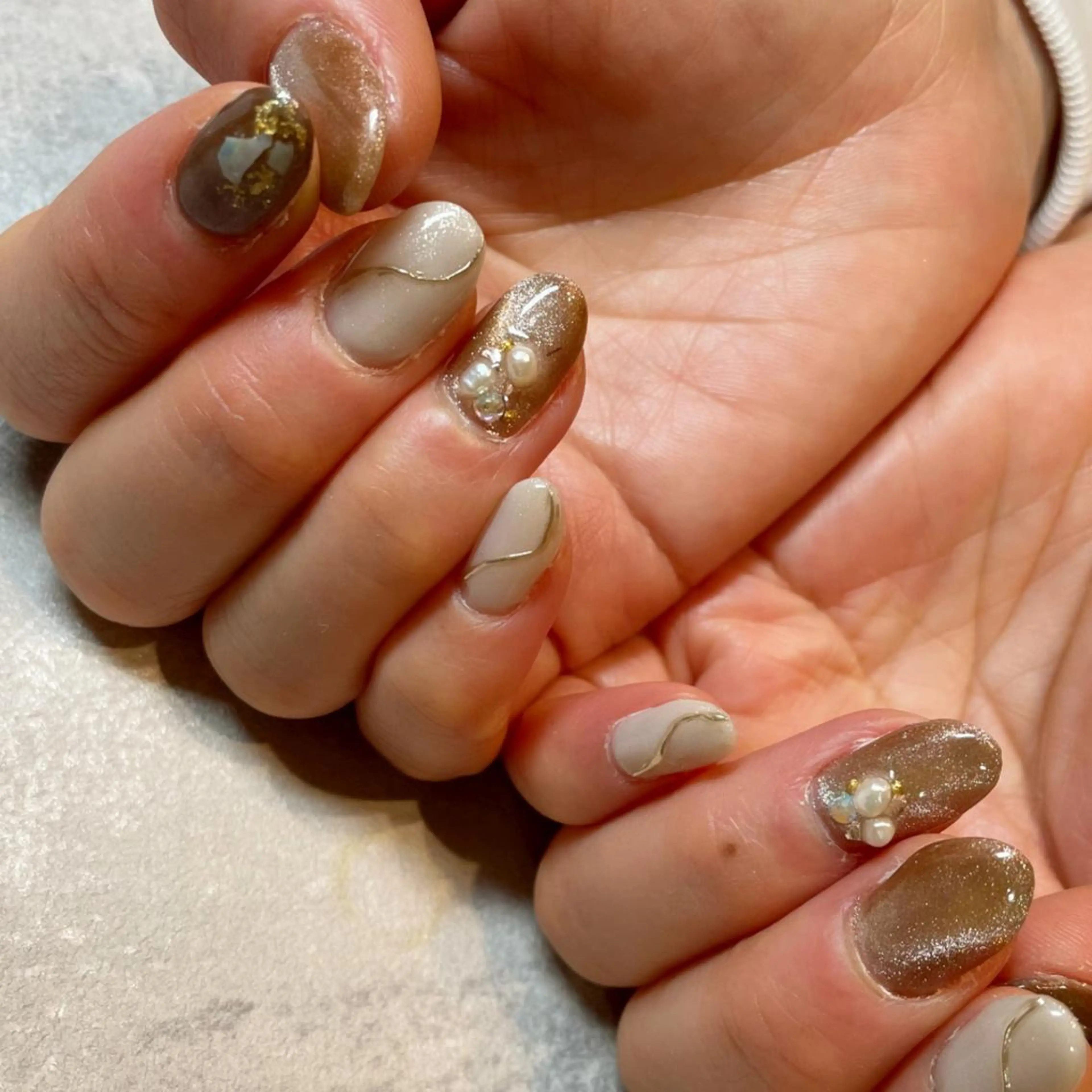 ネイル アートネイル マグネットネイル ハンドネイル ilo所属・舟橋 恭子のネイルデザイン